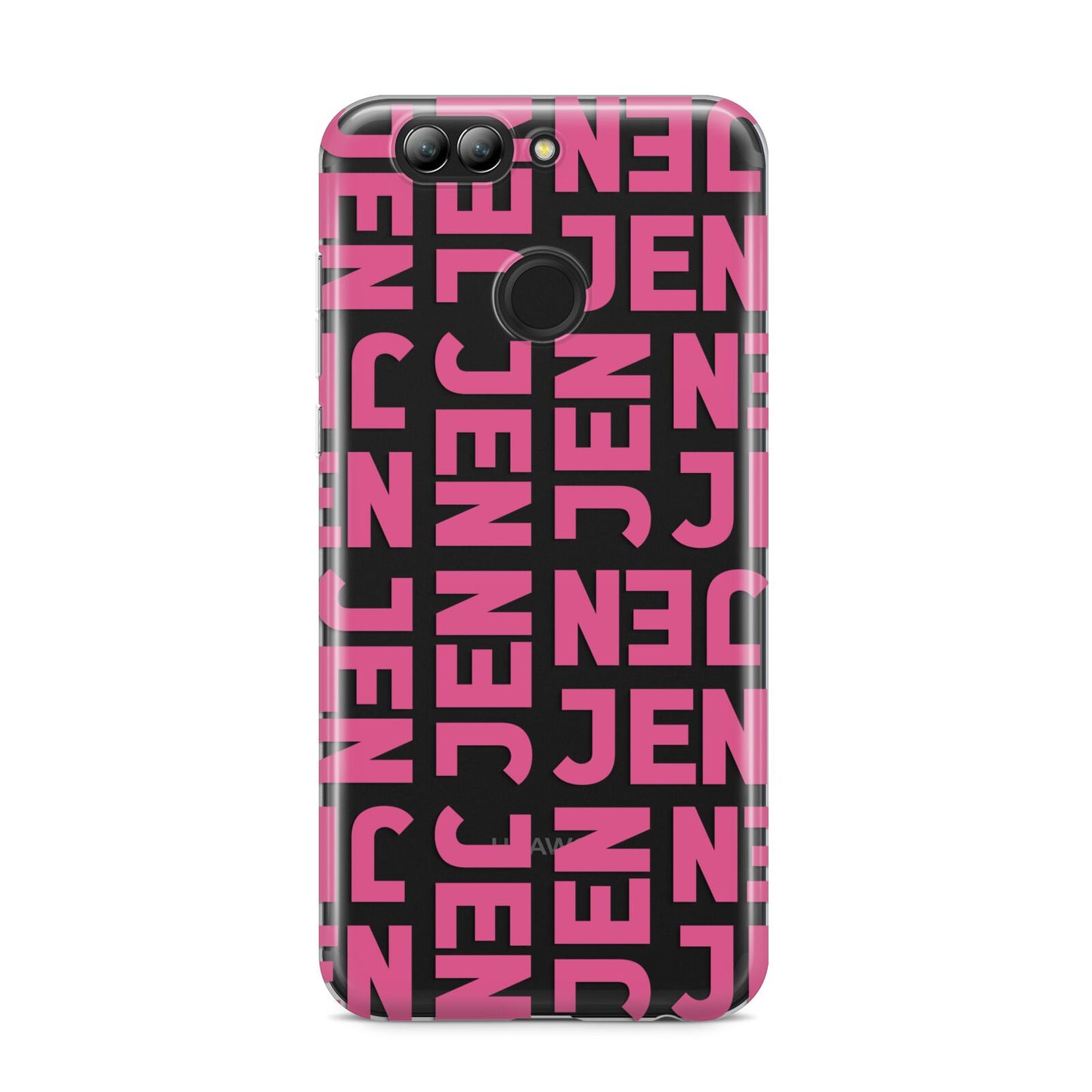 Bold Pink Repeating Name Huawei Nova 2s Phone Case