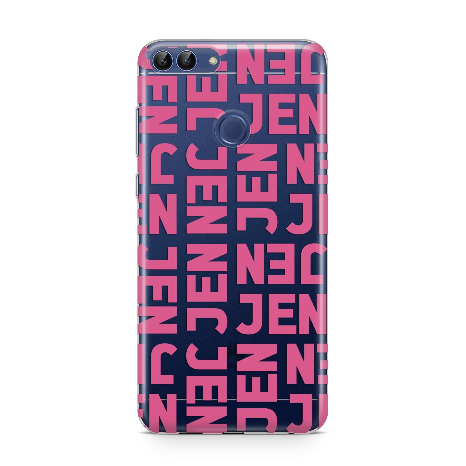 Bold Pink Repeating Name Huawei P Smart Case