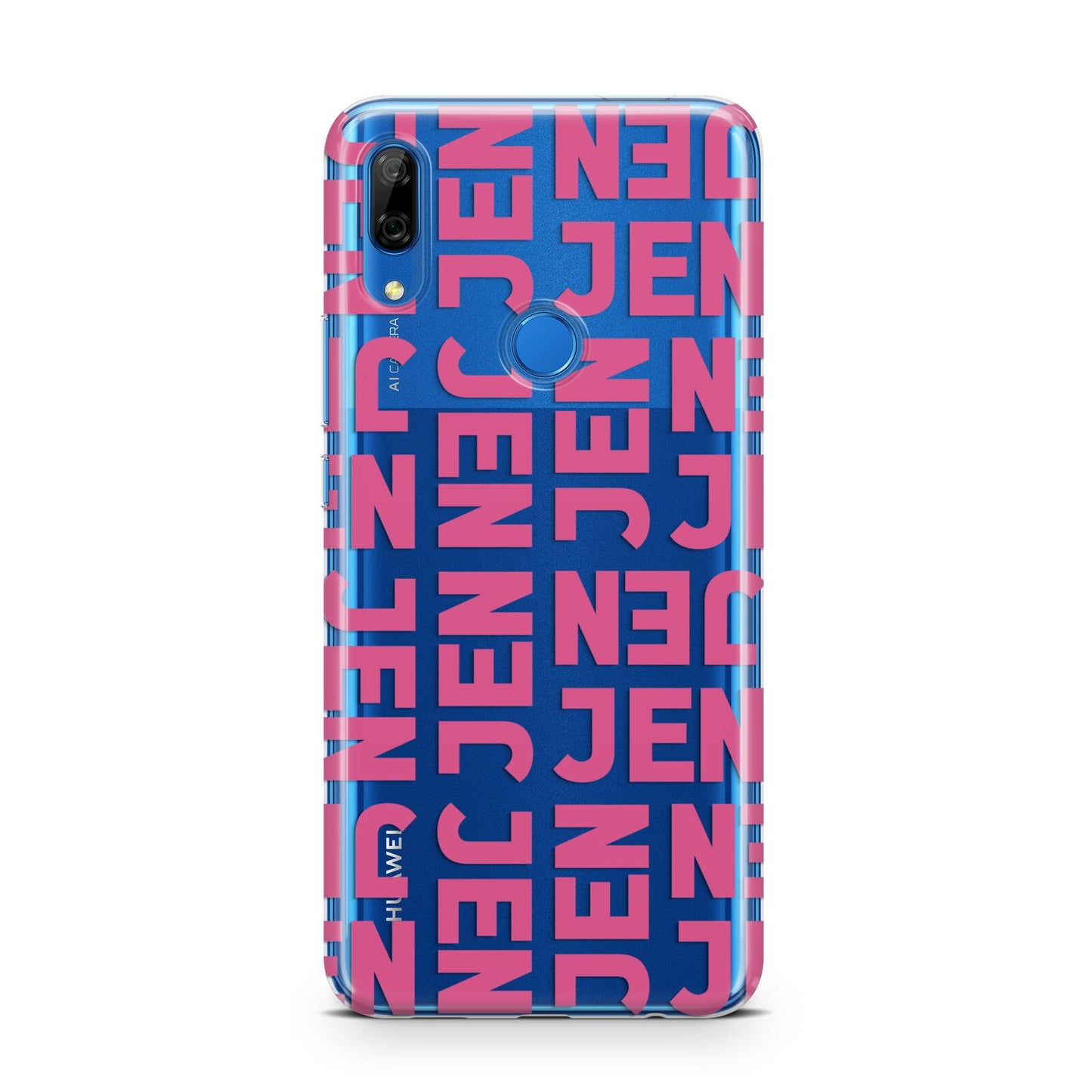 Bold Pink Repeating Name Huawei P Smart Z