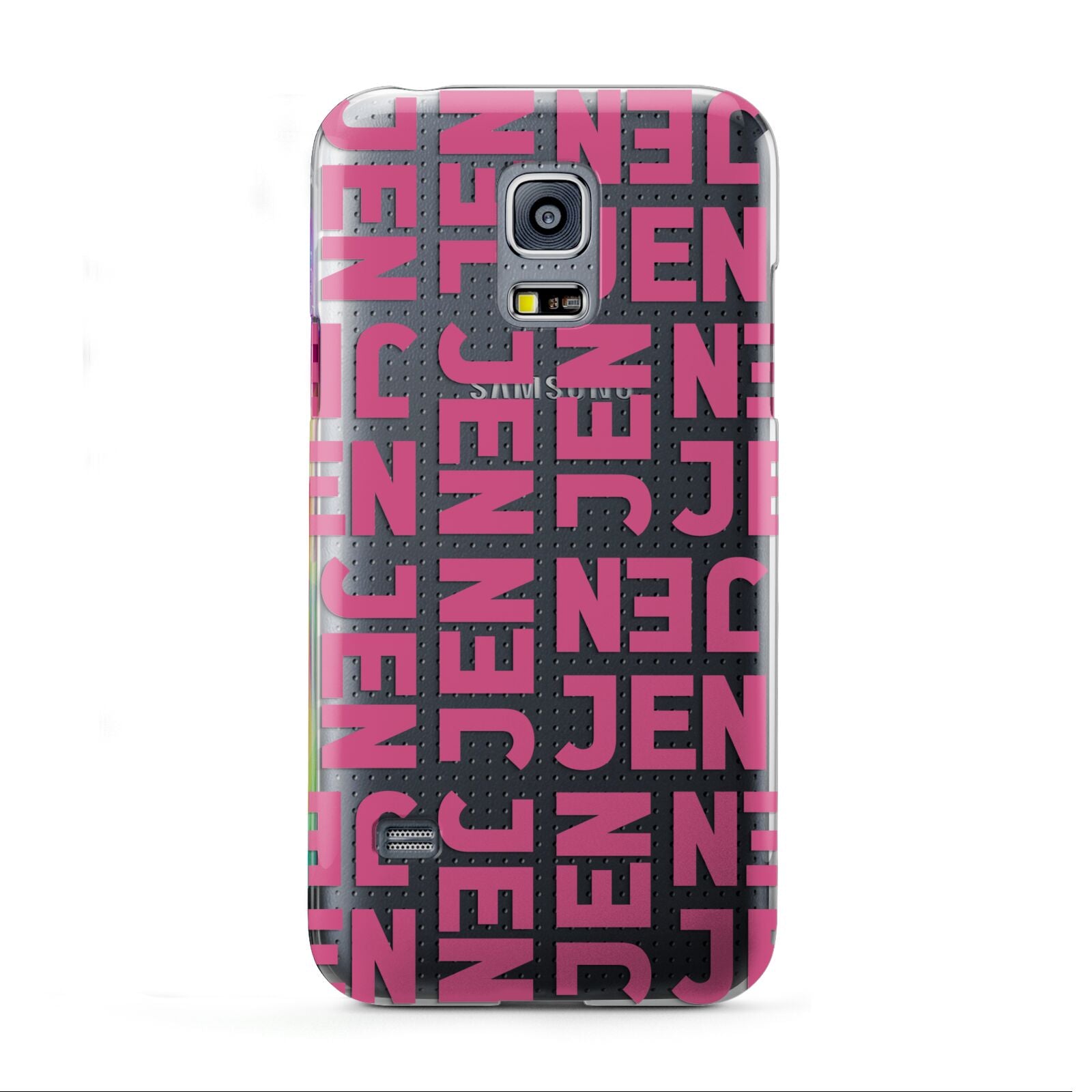 Bold Pink Repeating Name Samsung Galaxy S5 Mini Case