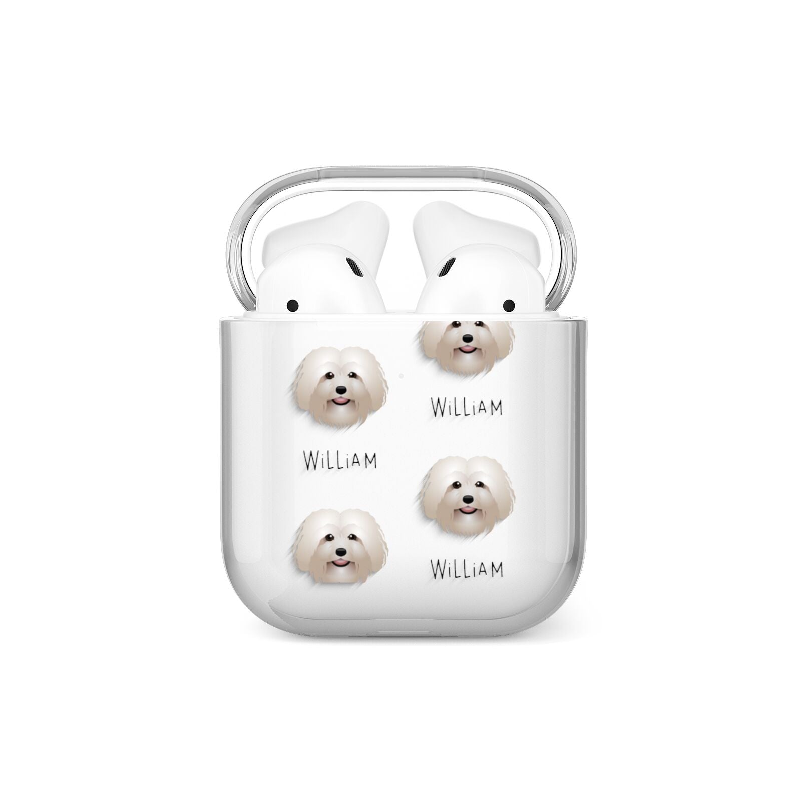 Bolognese Icon with Name AirPods Case