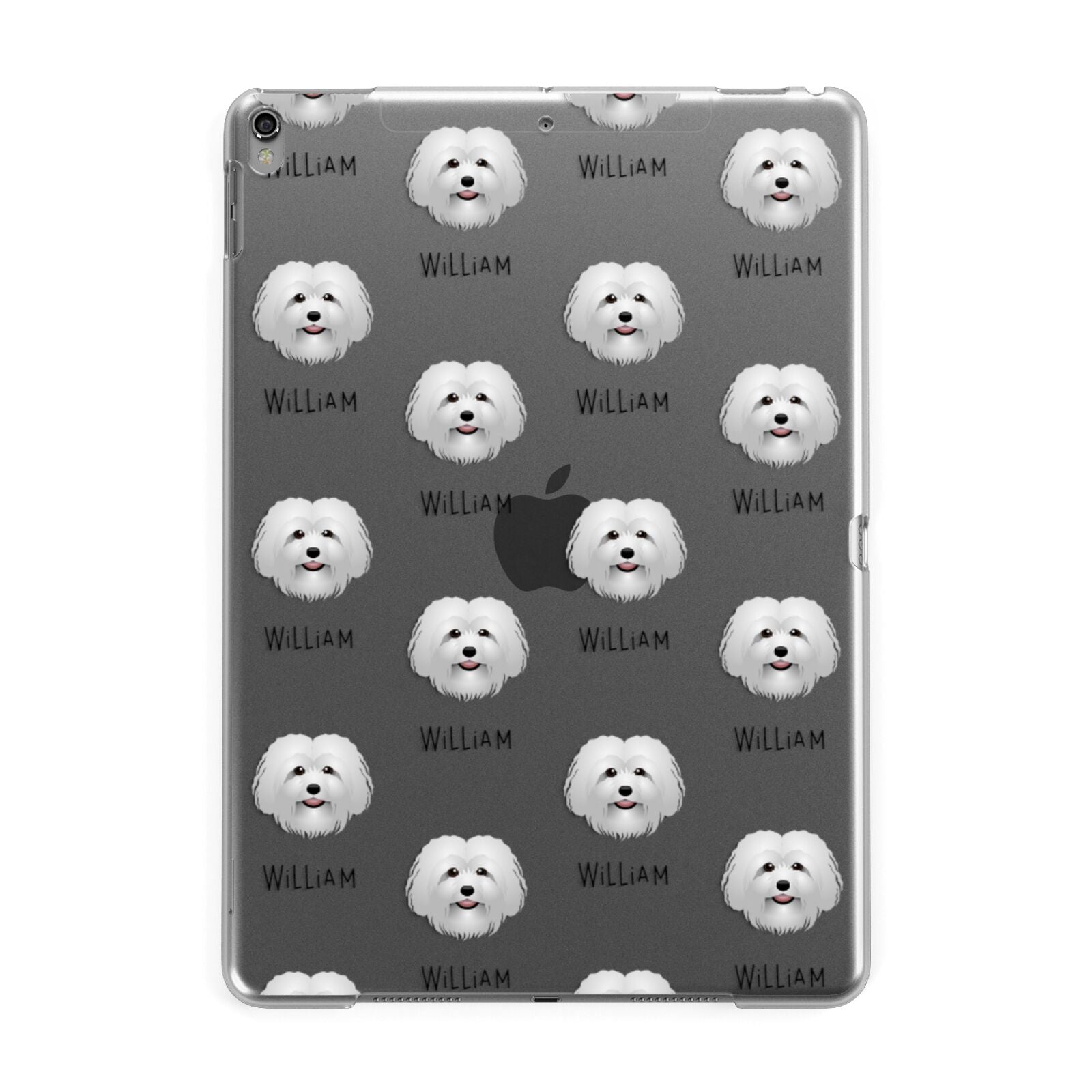 Bolognese Icon with Name Apple iPad Grey Case