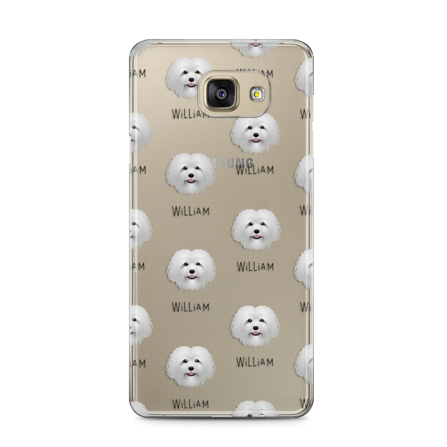 Bolognese Icon with Name Samsung Galaxy A5 2016 Case on gold phone