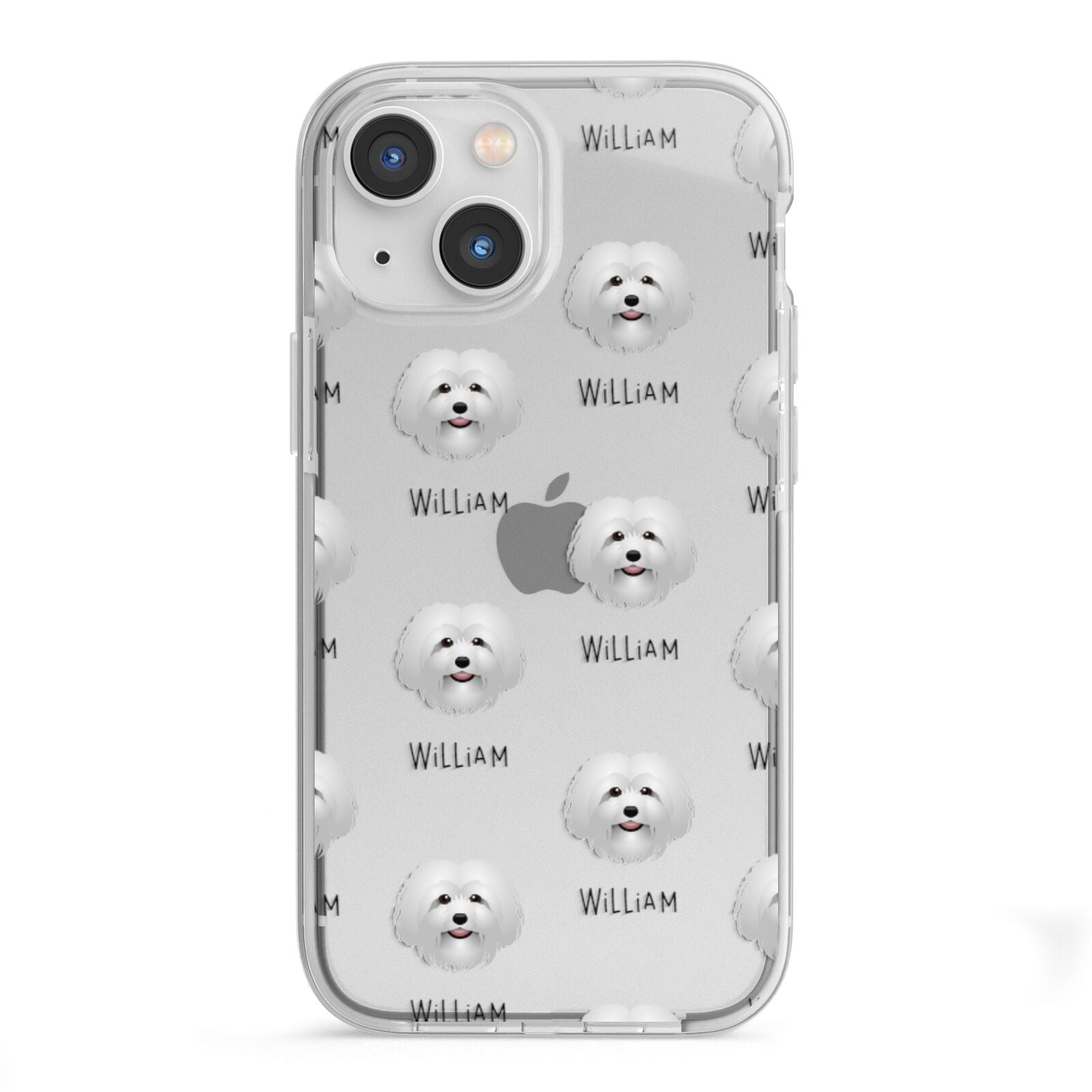 Bolognese Icon with Name iPhone 13 Mini TPU Impact Case with White Edges