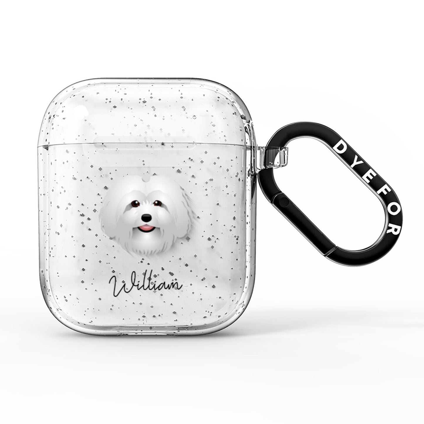 Bolognese Personalised AirPods Glitter Case