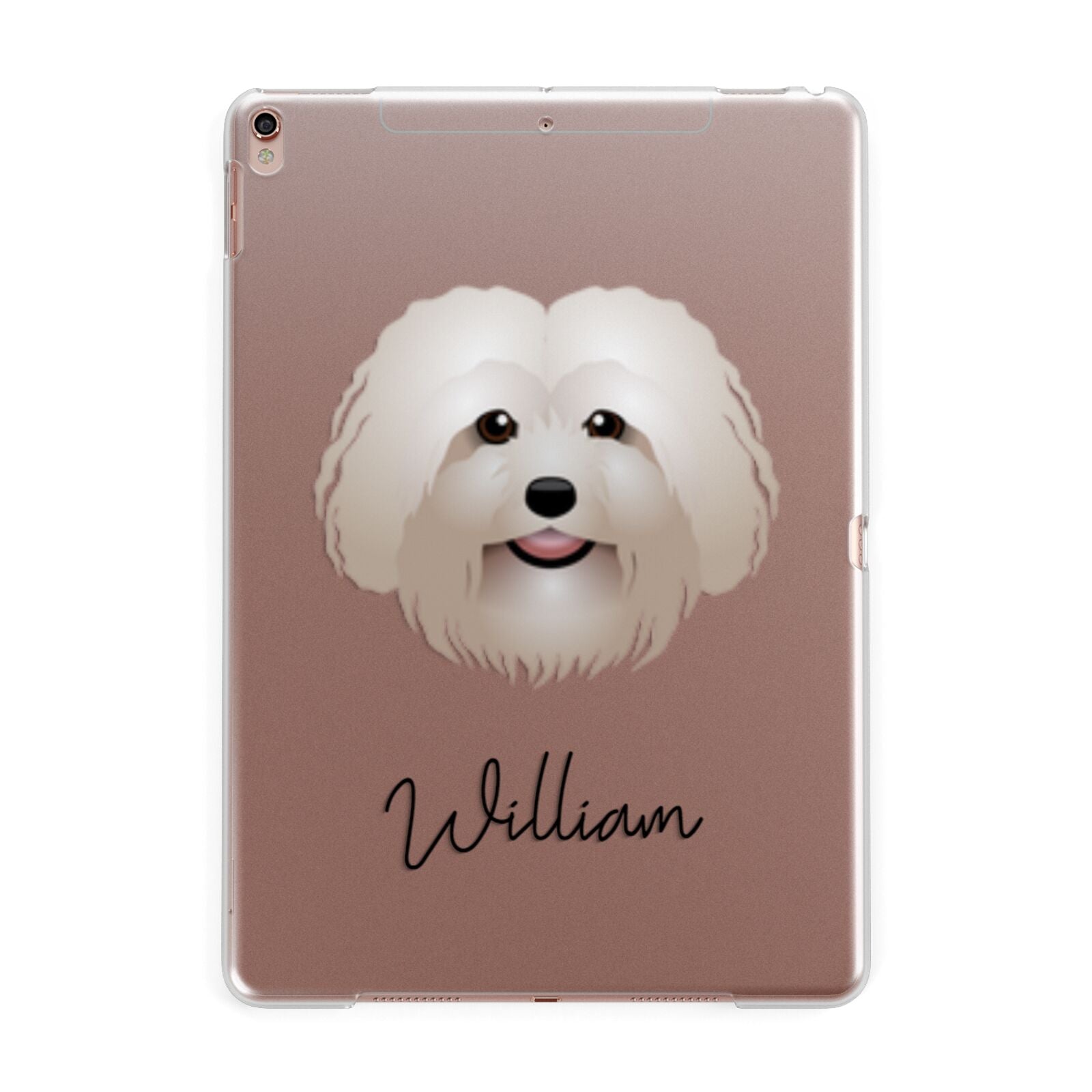 Bolognese Personalised Apple iPad Rose Gold Case