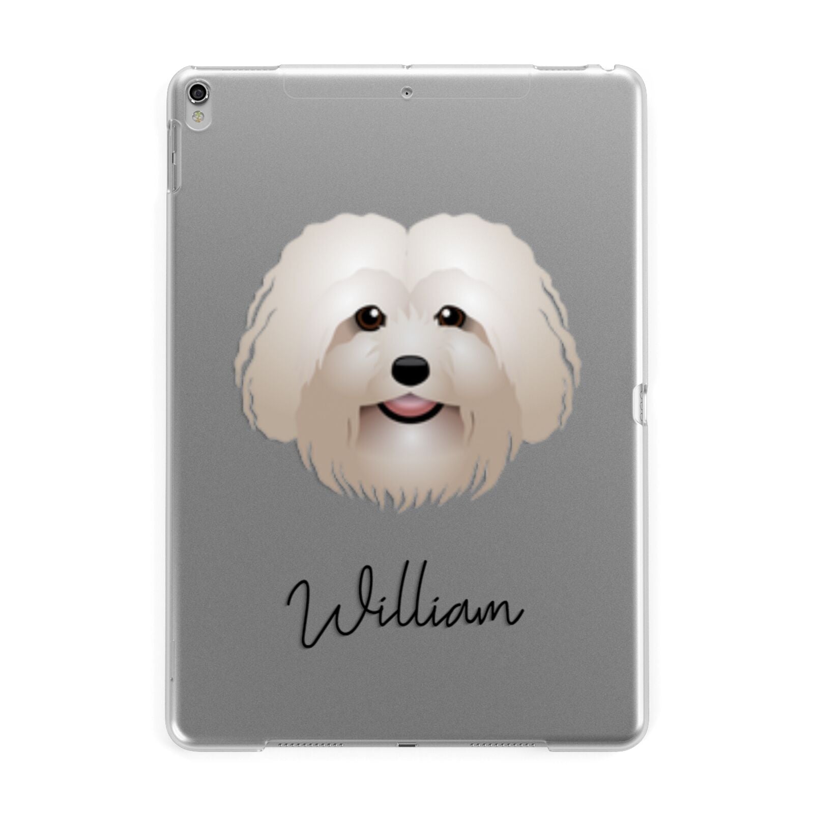 Bolognese Personalised Apple iPad Silver Case
