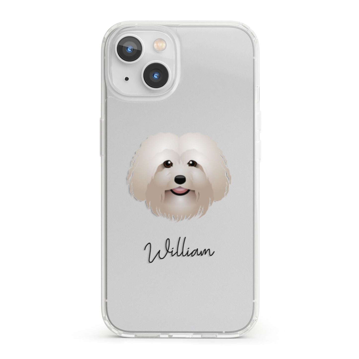 Bolognese Personalised iPhone 13 Clear Bumper Case