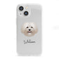 Bolognese Personalised iPhone 13 Mini Clear Bumper Case