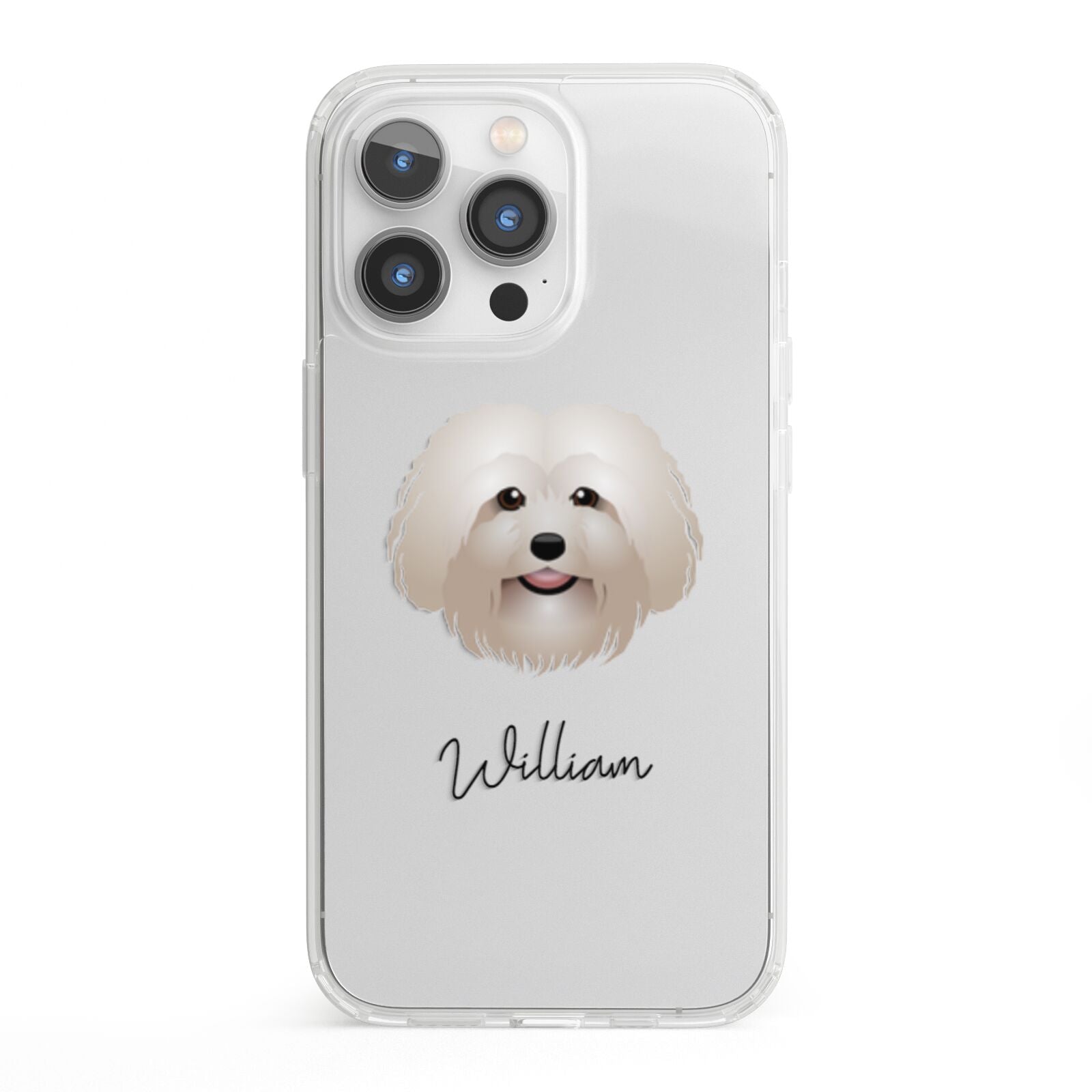 Bolognese Personalised iPhone 13 Pro Clear Bumper Case