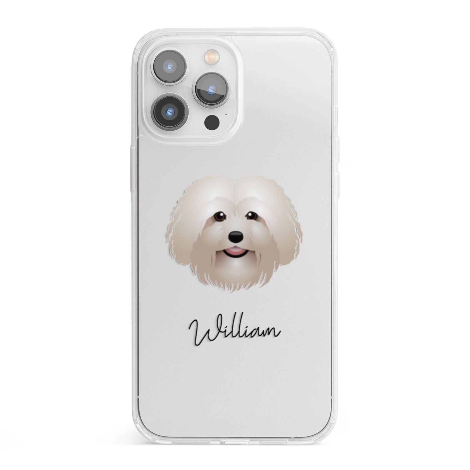 Bolognese Personalised iPhone 13 Pro Max Clear Bumper Case