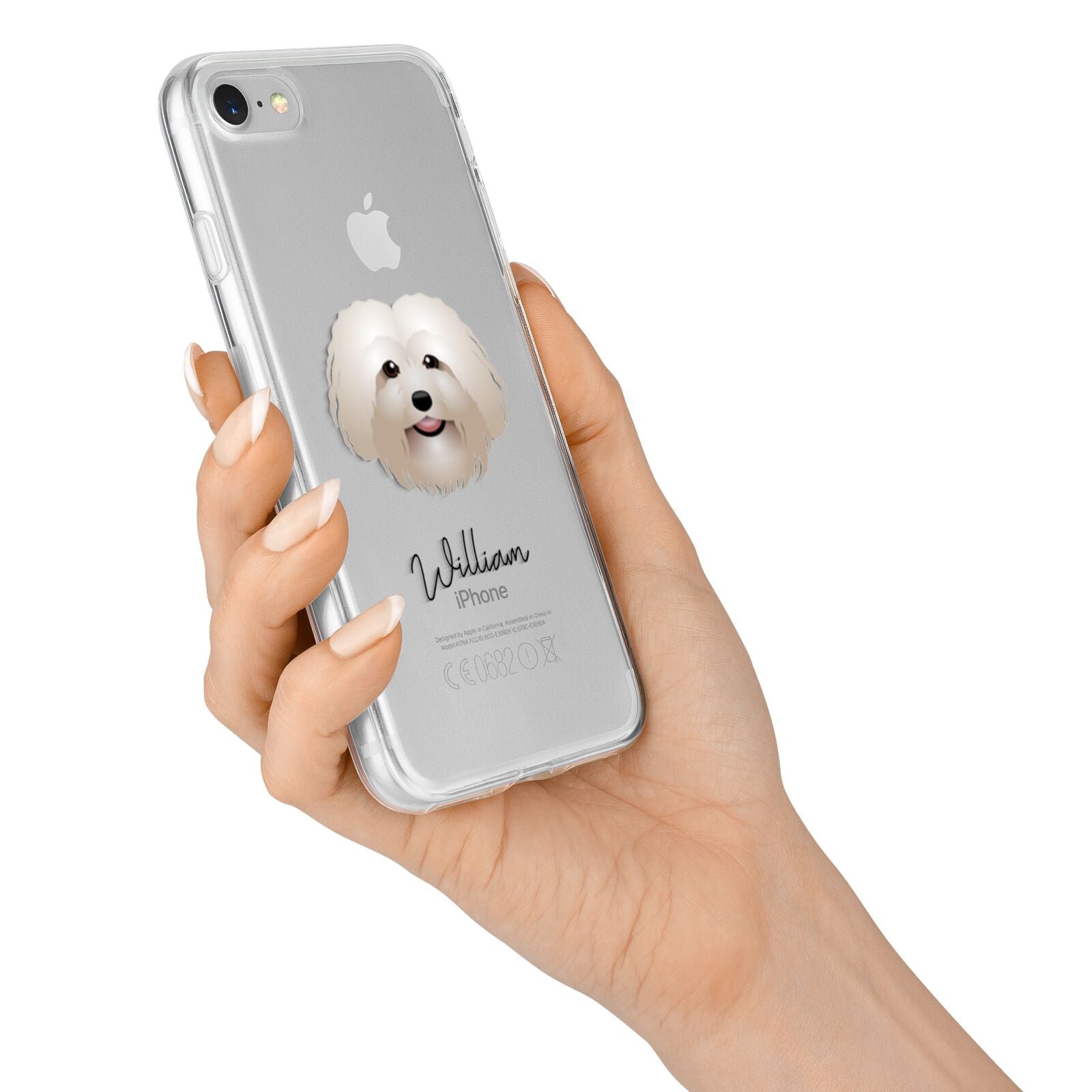 Bolognese Personalised iPhone 7 Bumper Case on Silver iPhone Alternative Image