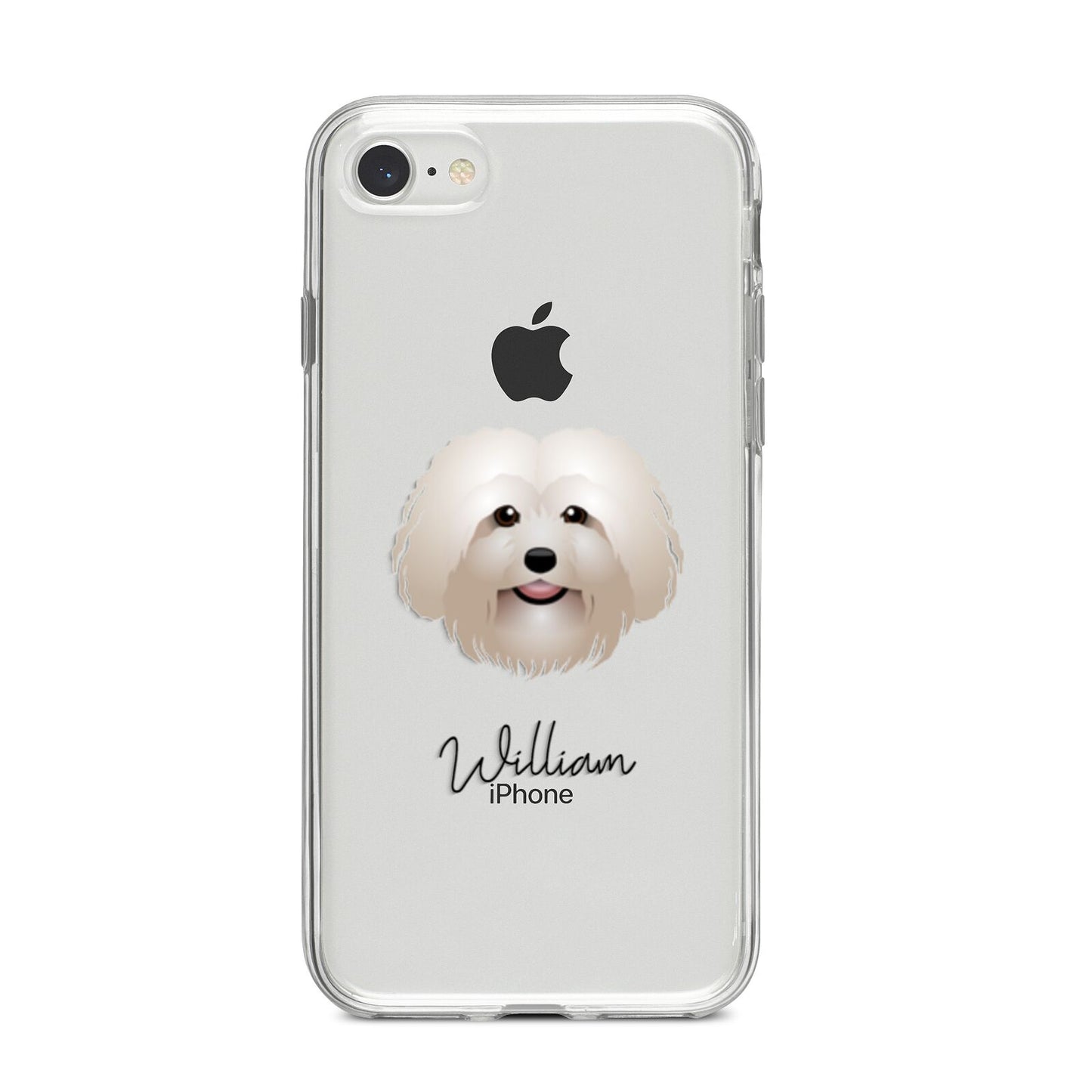 Bolognese Personalised iPhone 8 Bumper Case on Silver iPhone