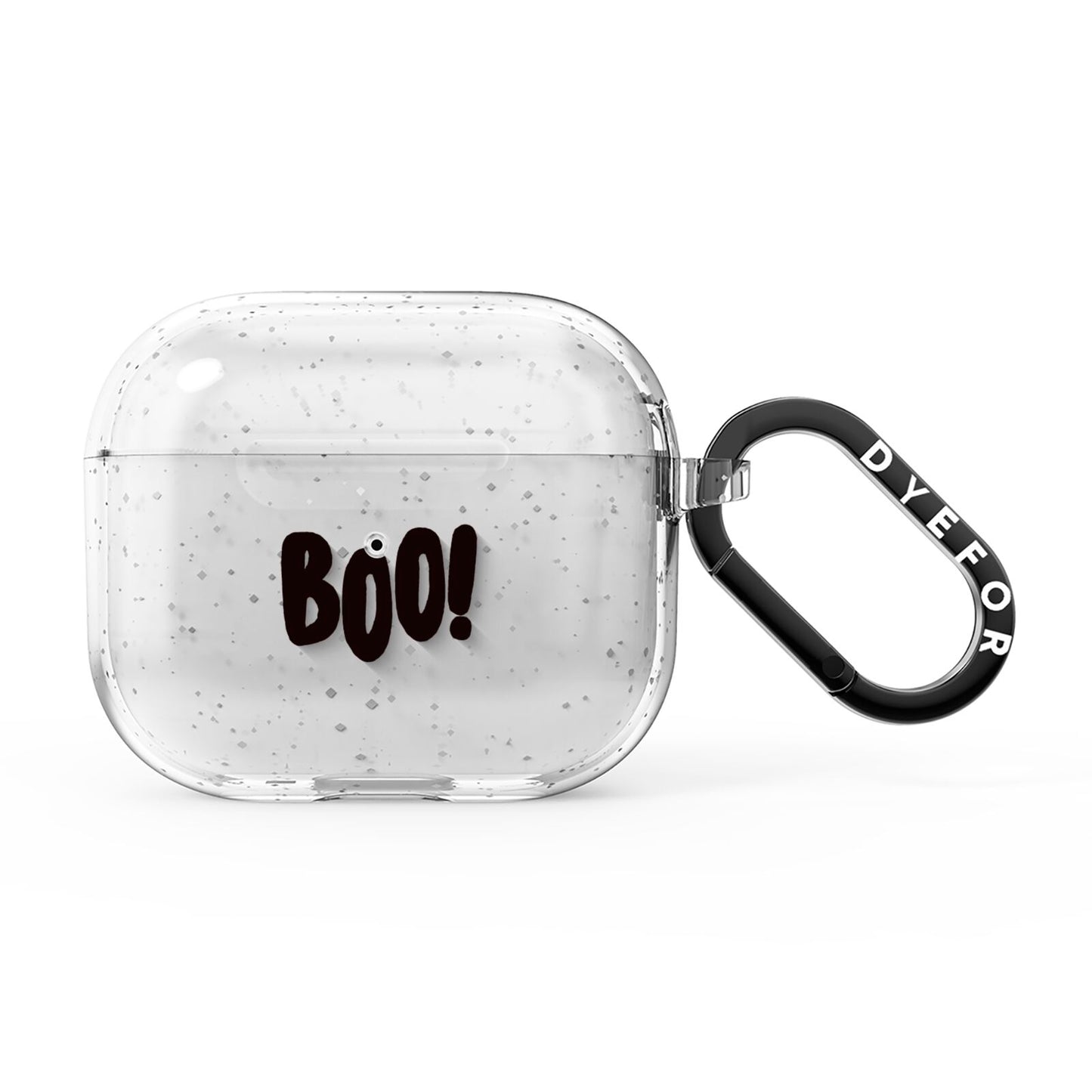 Boo Black AirPods Glitter Case 3rd Gen