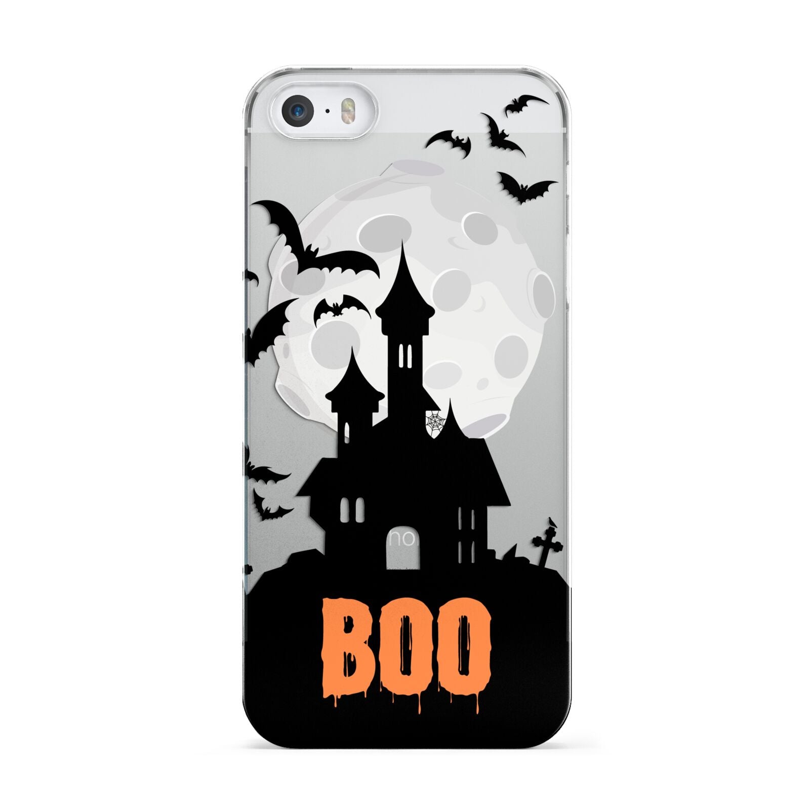 Boo Gothic Black Halloween Apple iPhone 5 Case