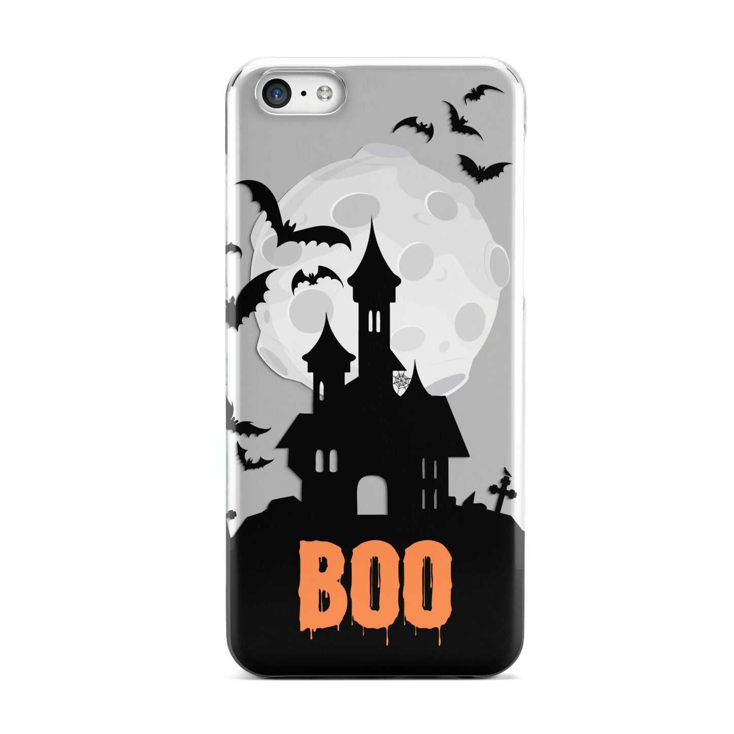 Boo Gothic Black Halloween Apple iPhone 5c Case