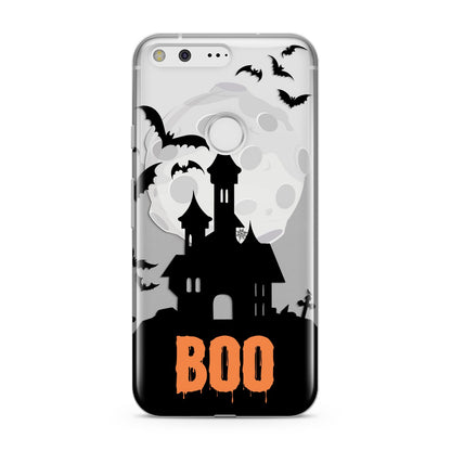 Boo Gothic Black Halloween Google Pixel Case