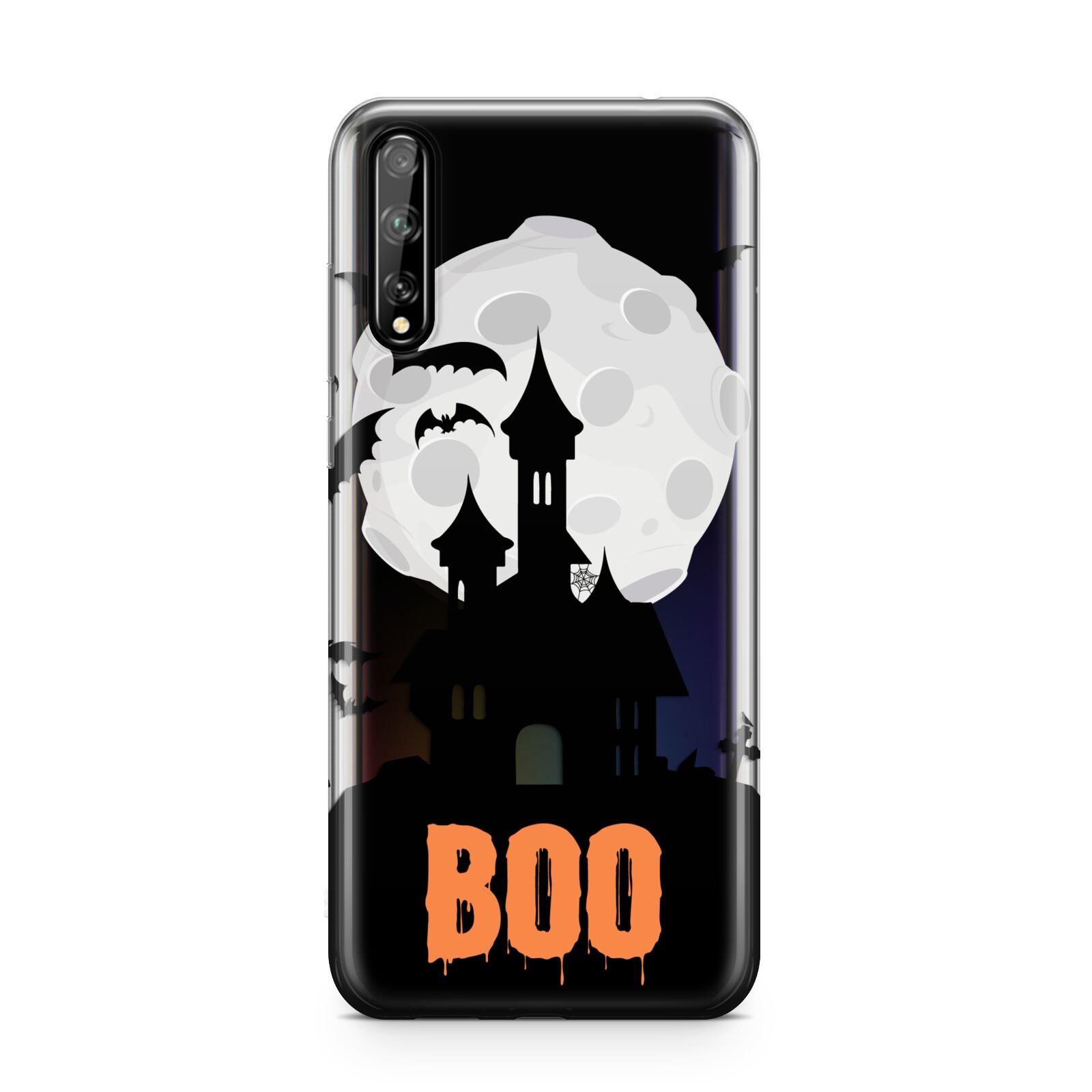 Boo Gothic Black Halloween Huawei Enjoy 10s Phone Case