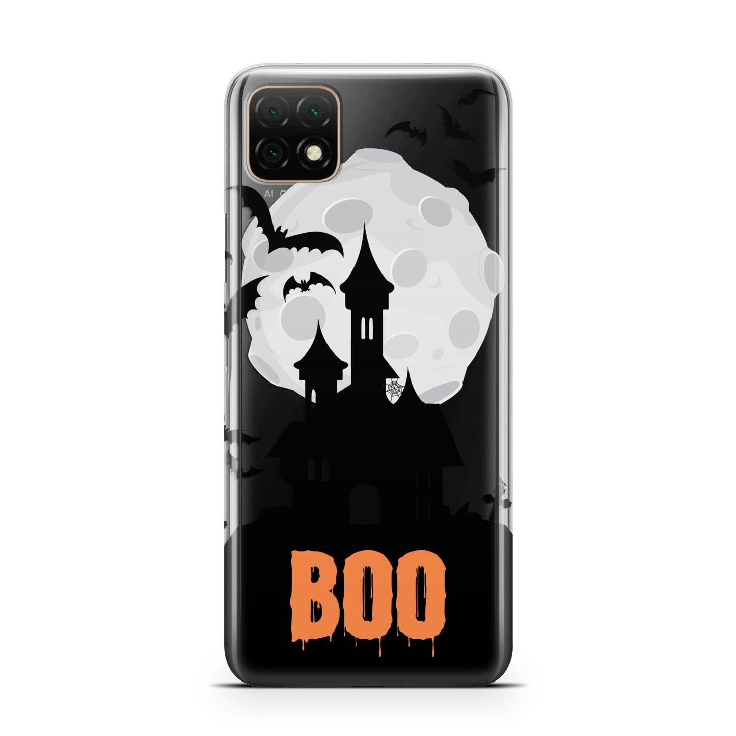 Boo Gothic Black Halloween Huawei Enjoy 20 Phone Case