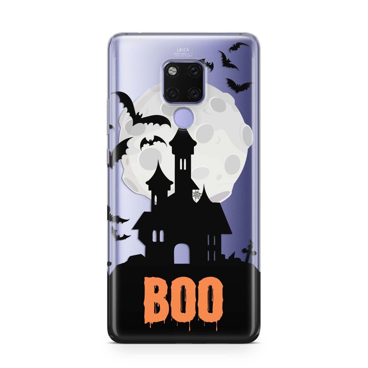 Boo Gothic Black Halloween Huawei Mate 20X Phone Case