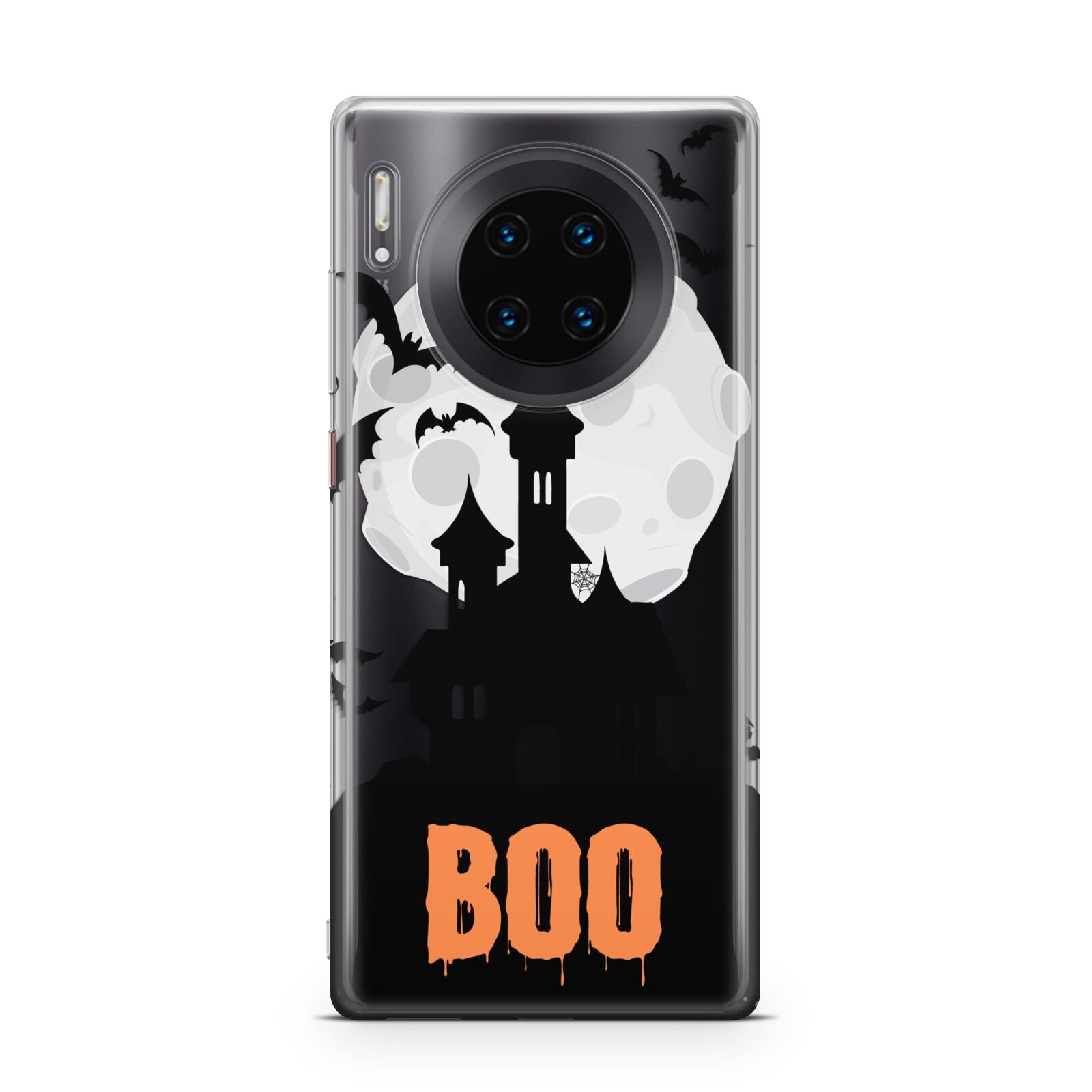 Boo Gothic Black Halloween Huawei Mate 30 Pro Phone Case