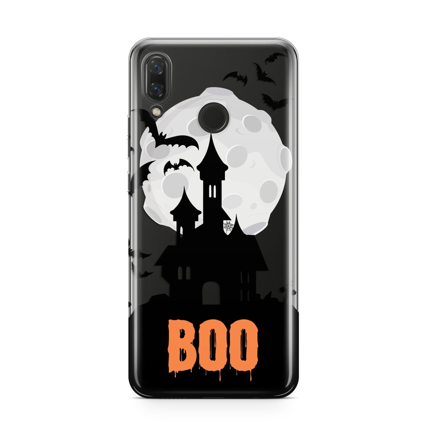 Boo Gothic Black Halloween Huawei Nova 3 Phone Case