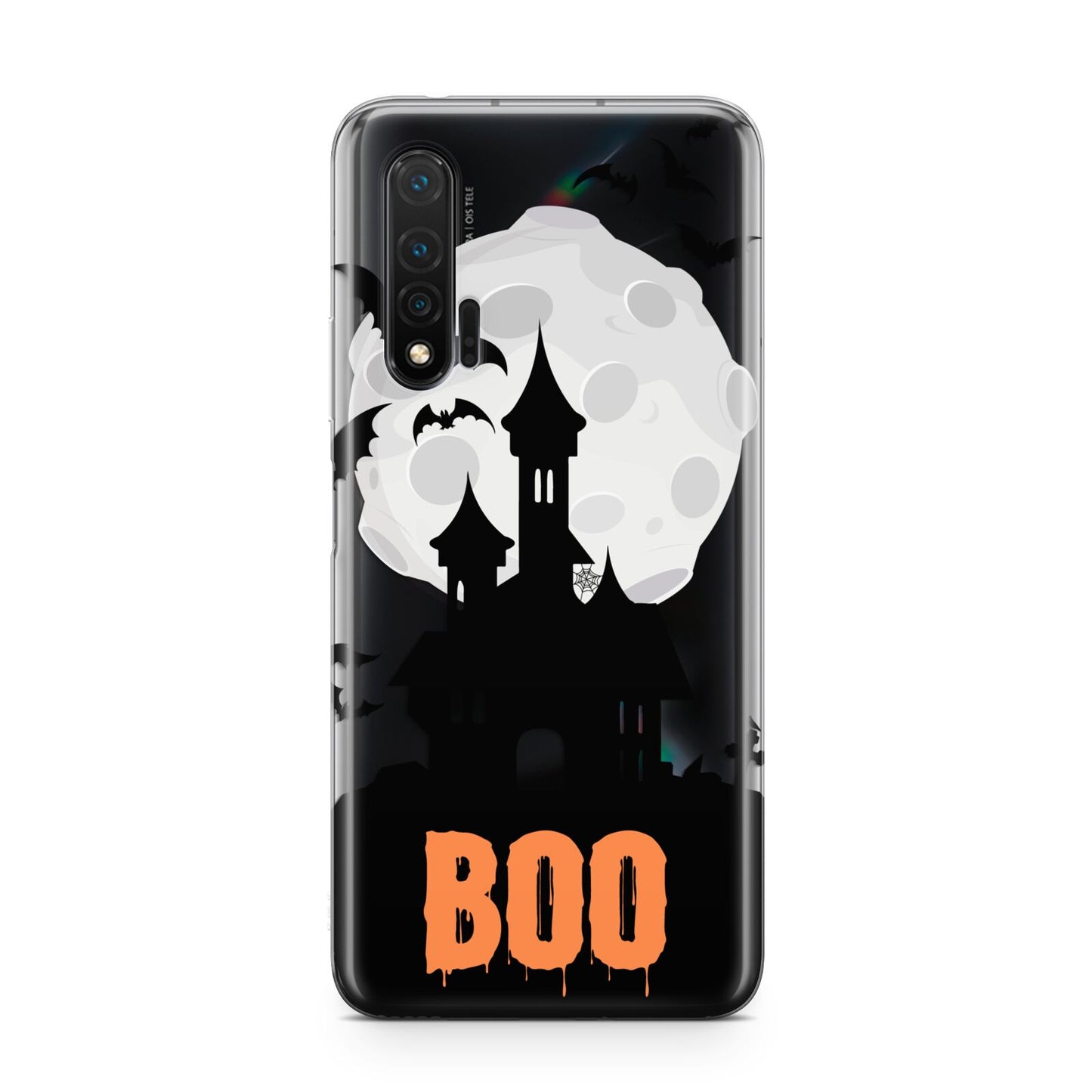 Boo Gothic Black Halloween Huawei Nova 6 Phone Case