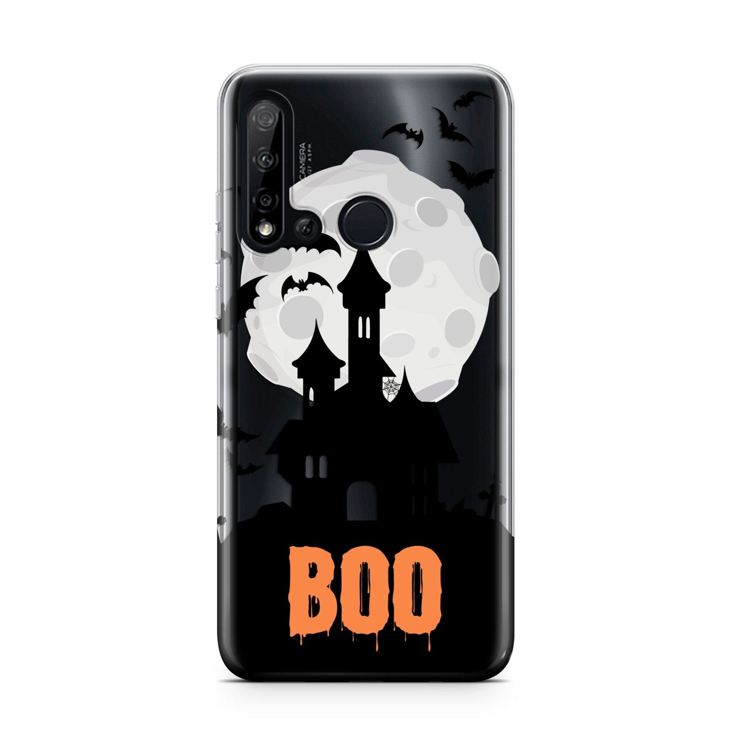 Boo Gothic Black Halloween Huawei P20 Lite 5G Phone Case