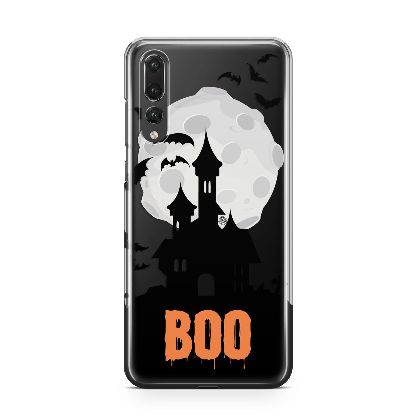 Boo Gothic Black Halloween Huawei P20 Pro Phone Case