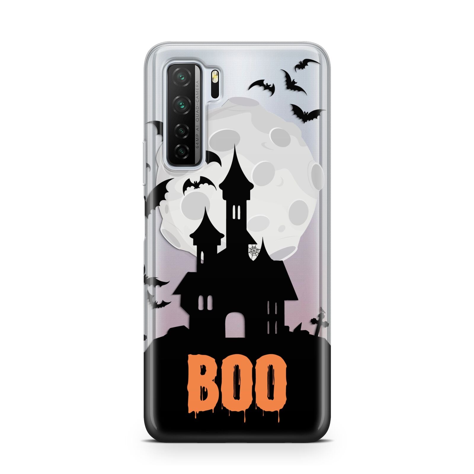 Boo Gothic Black Halloween Huawei P40 Lite 5G Phone Case