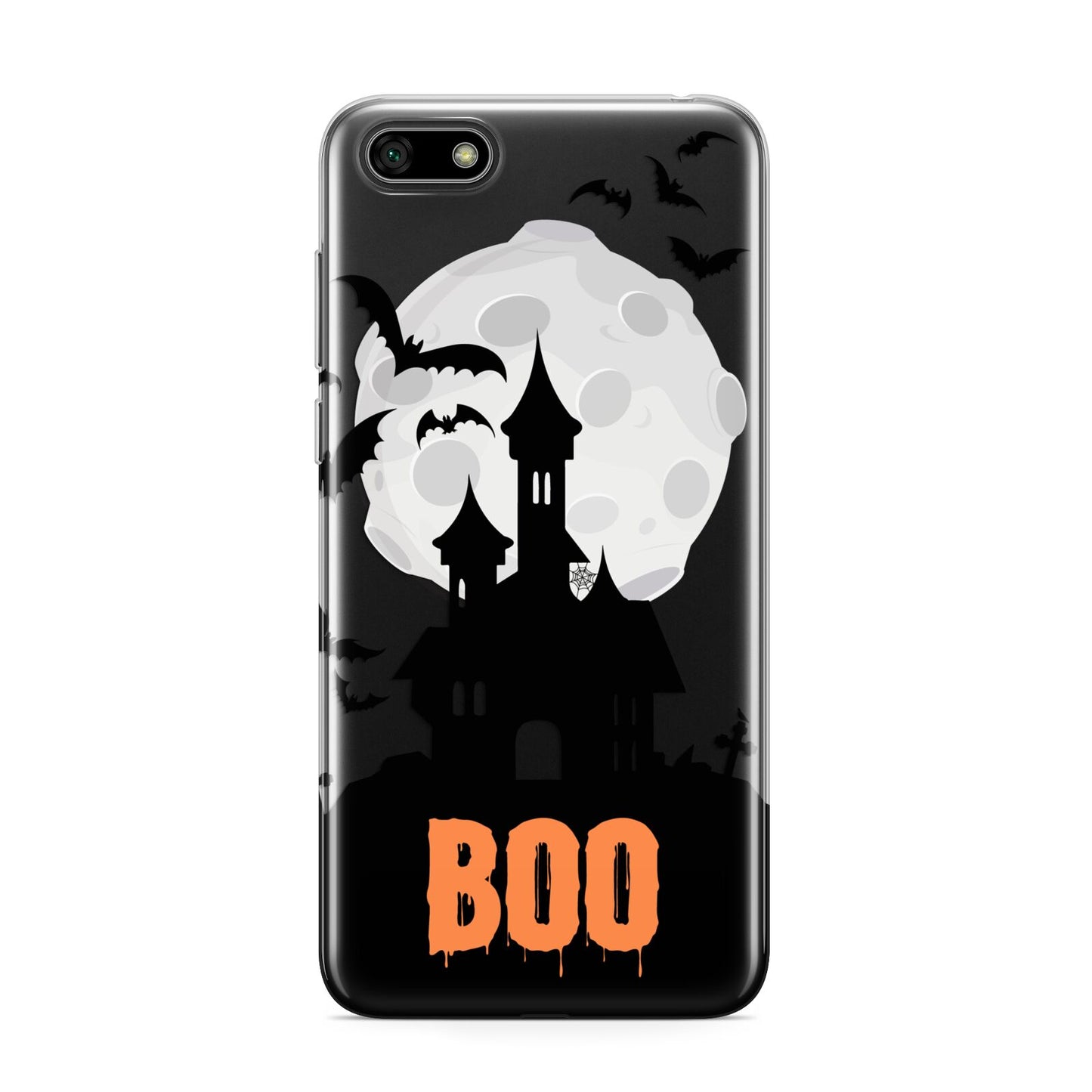 Boo Gothic Black Halloween Huawei Y5 Prime 2018 Phone Case