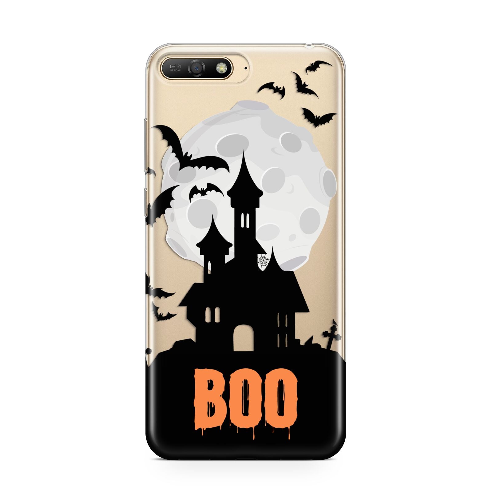 Boo Gothic Black Halloween Huawei Y6 2018