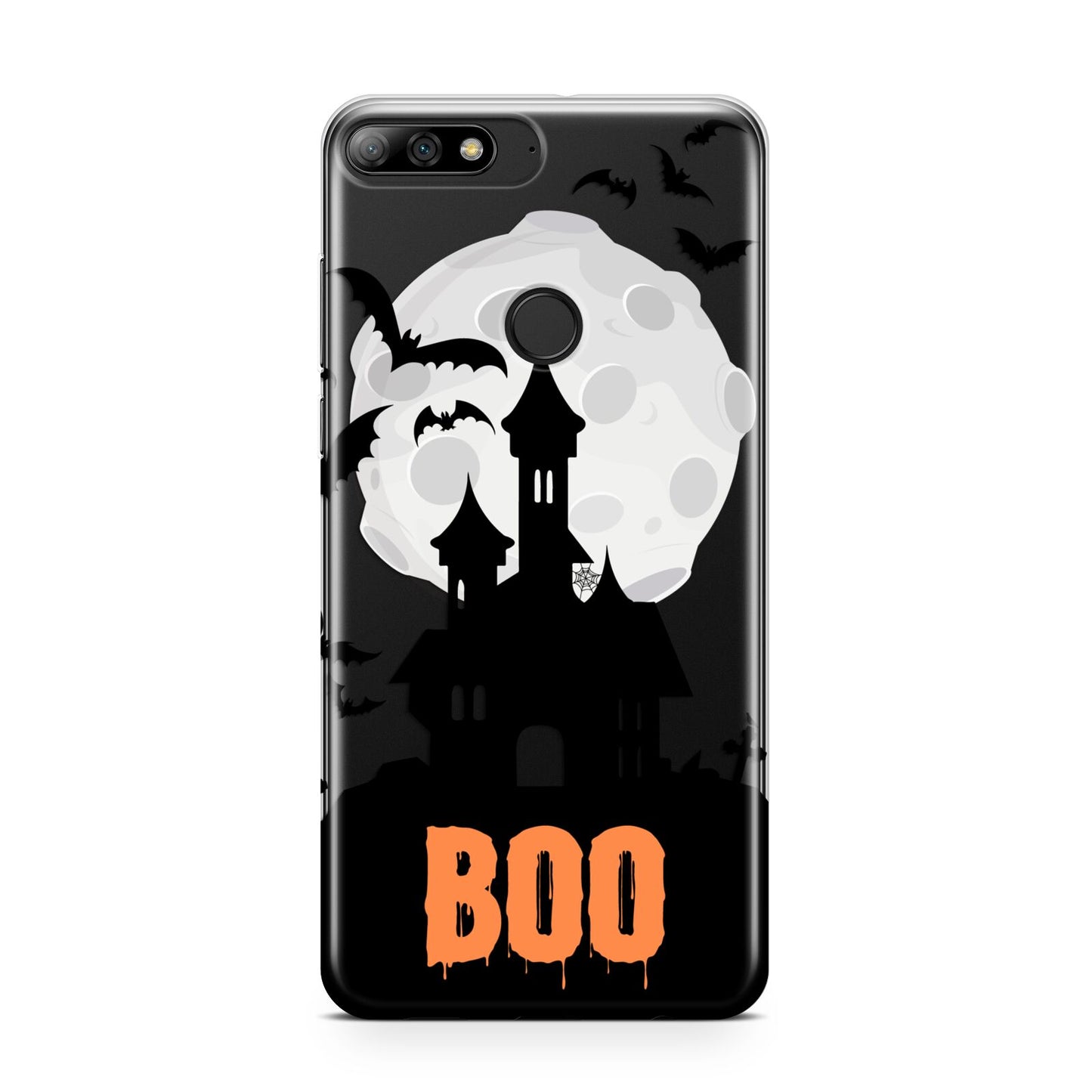 Boo Gothic Black Halloween Huawei Y7 2018