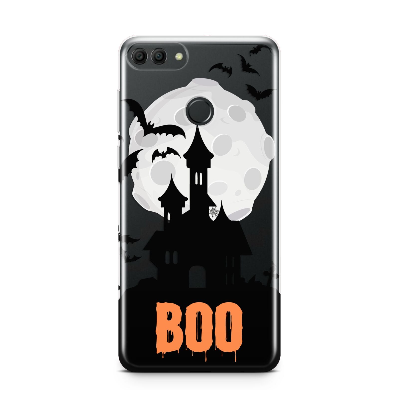 Boo Gothic Black Halloween Huawei Y9 2018