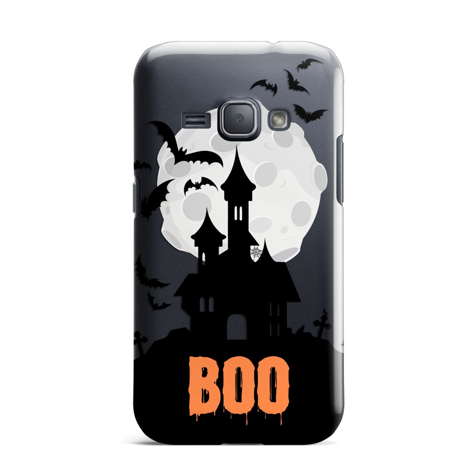 Boo Gothic Black Halloween Samsung Galaxy J1 2016 Case