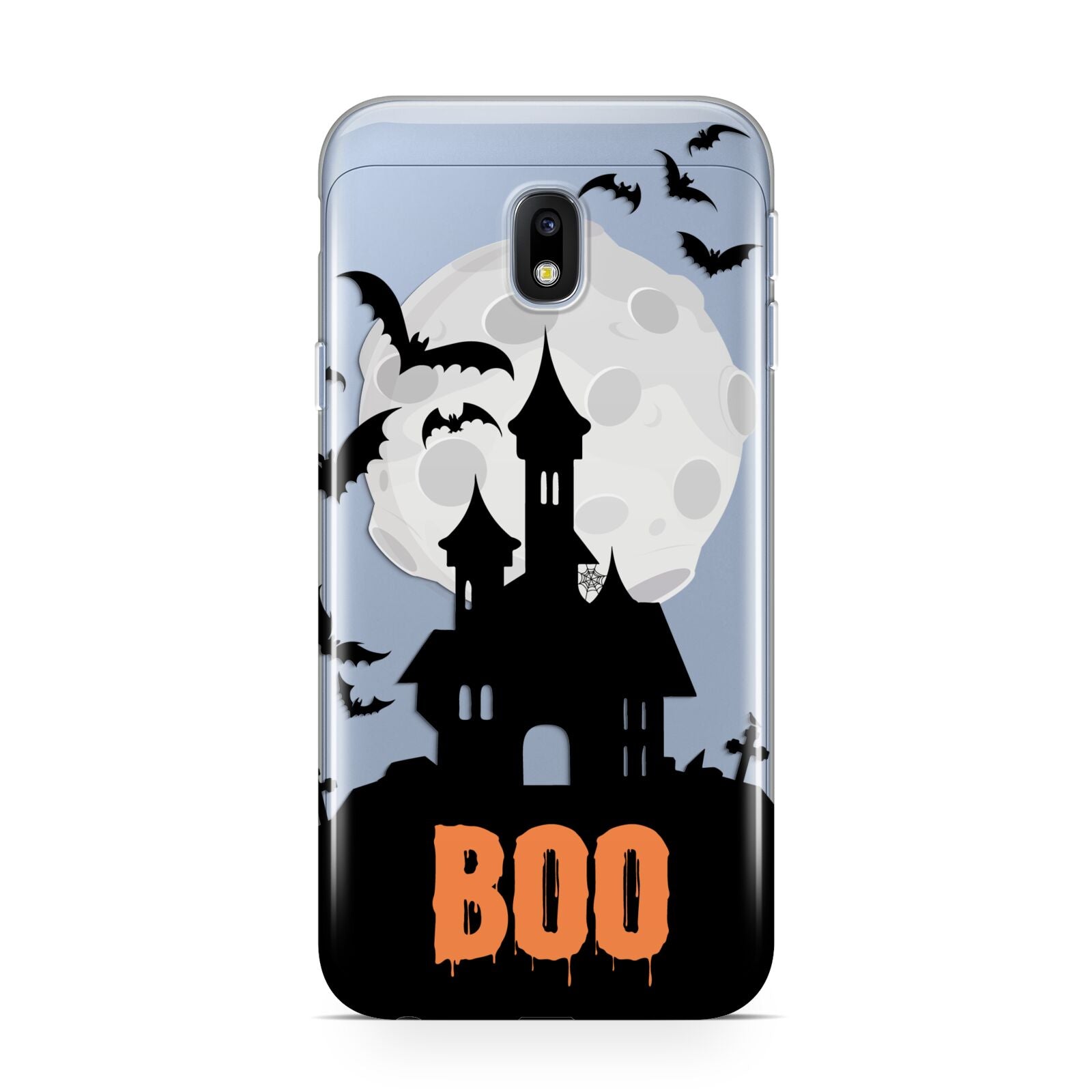 Boo Gothic Black Halloween Samsung Galaxy J3 2017 Case