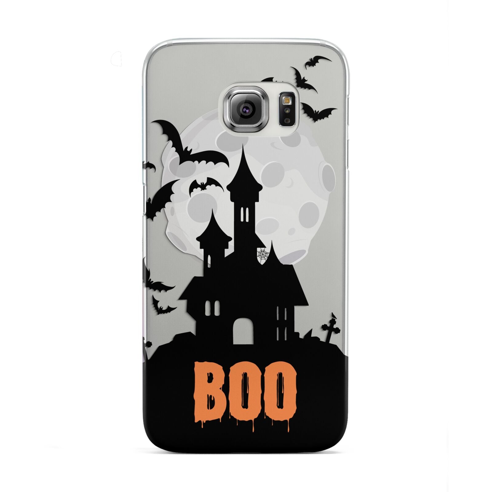 Boo Gothic Black Halloween Samsung Galaxy S6 Edge Case