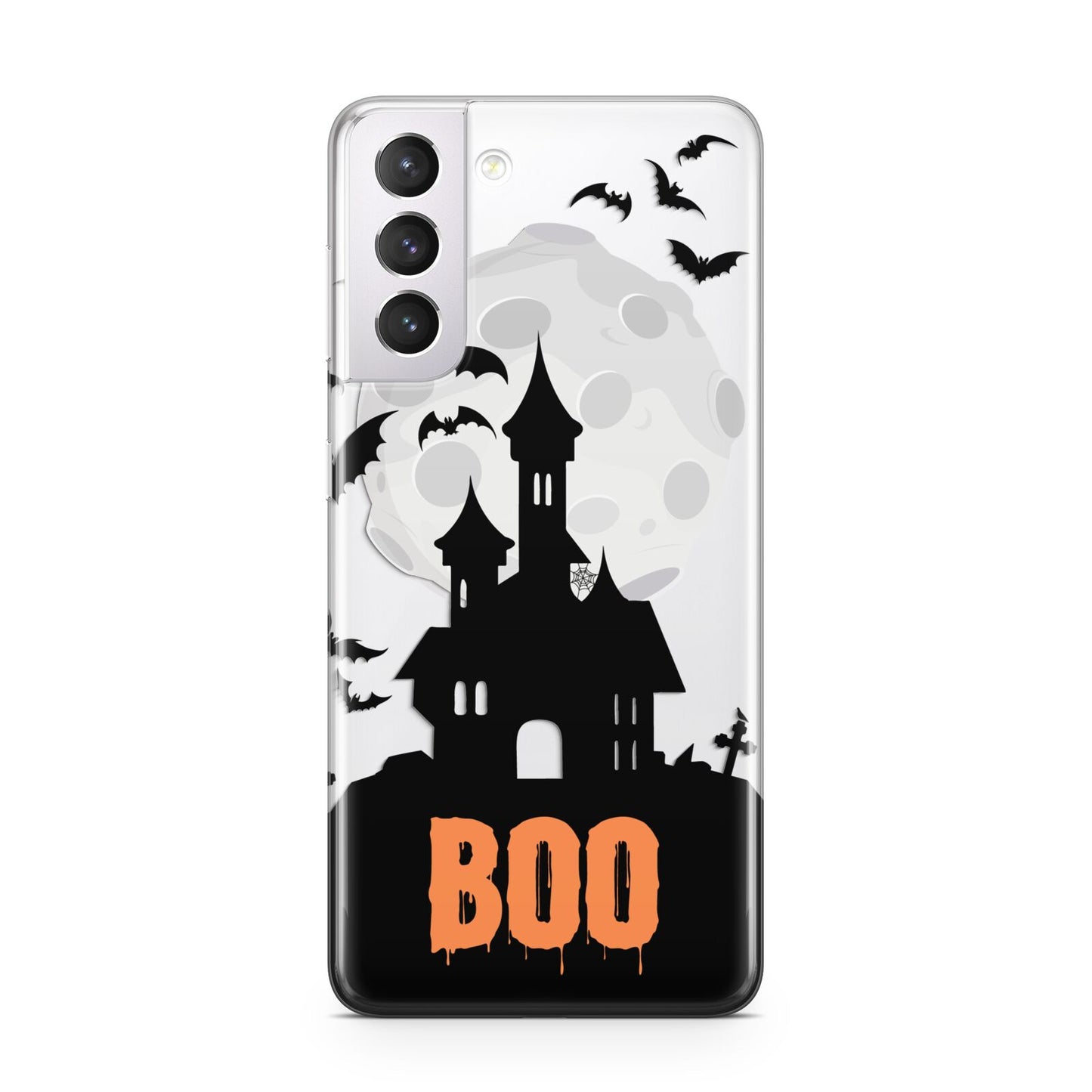 Boo Gothic Black Halloween Samsung S21 Case