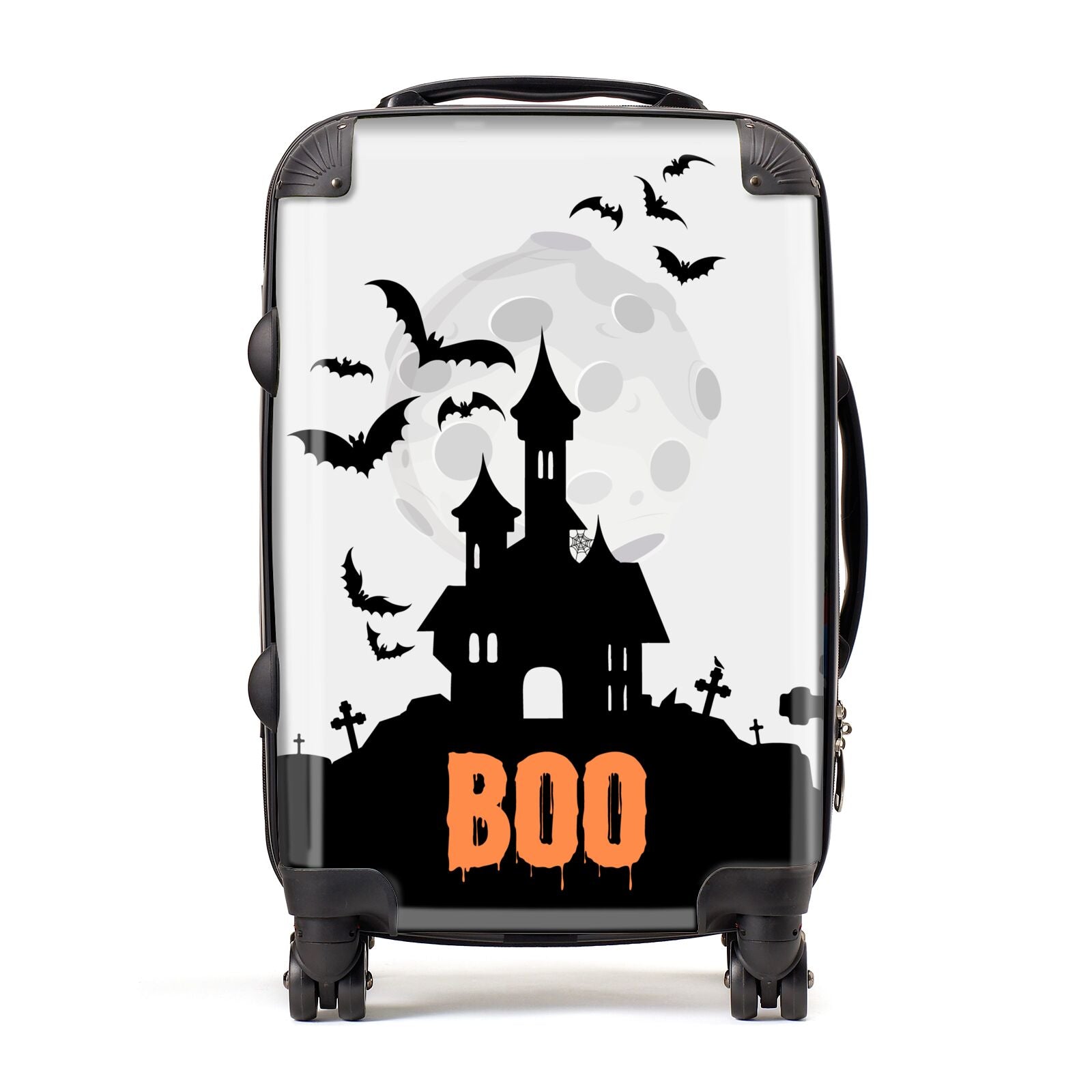 Boo Gothic Black Halloween Suitcase