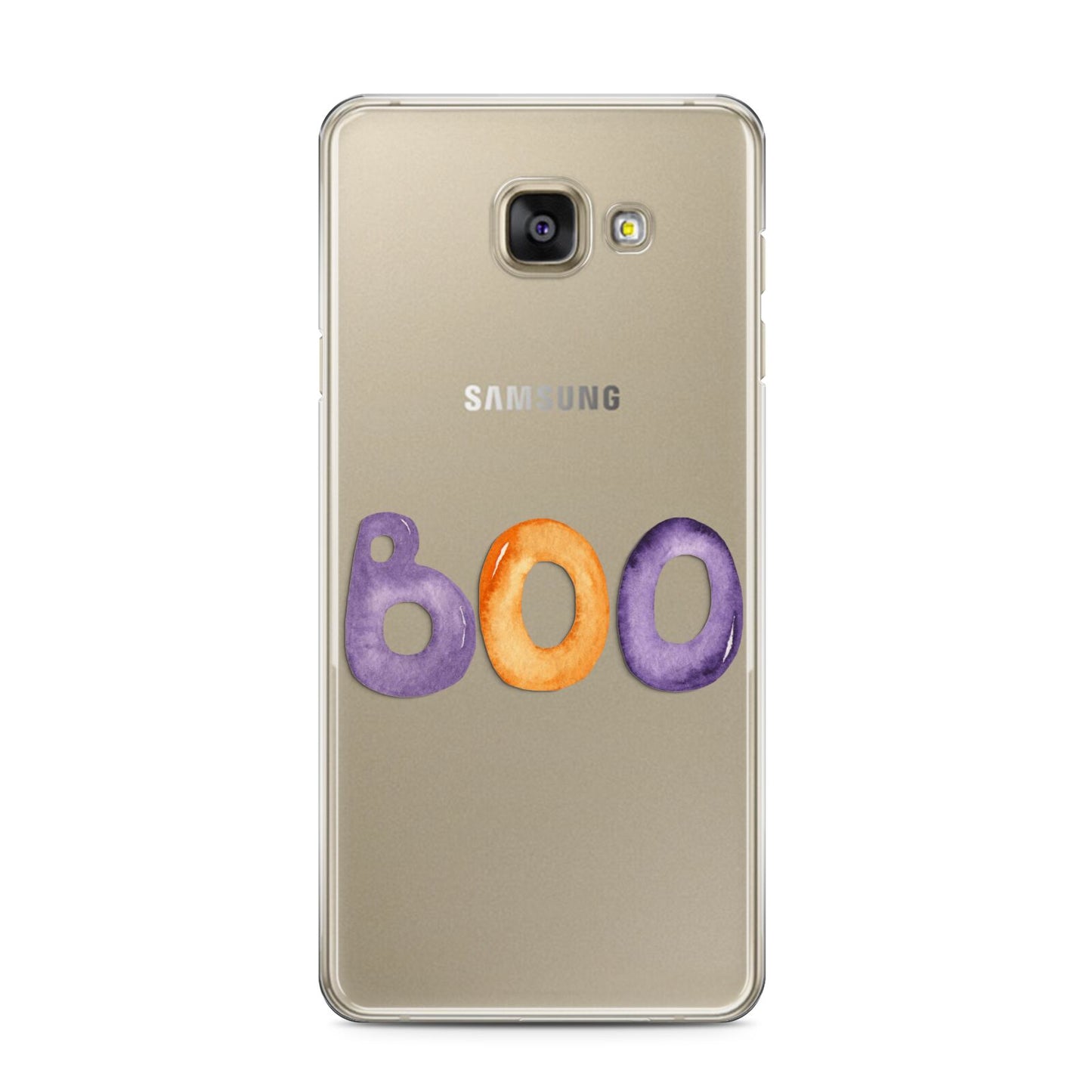 Boo Samsung Galaxy A3 2016 Case on gold phone