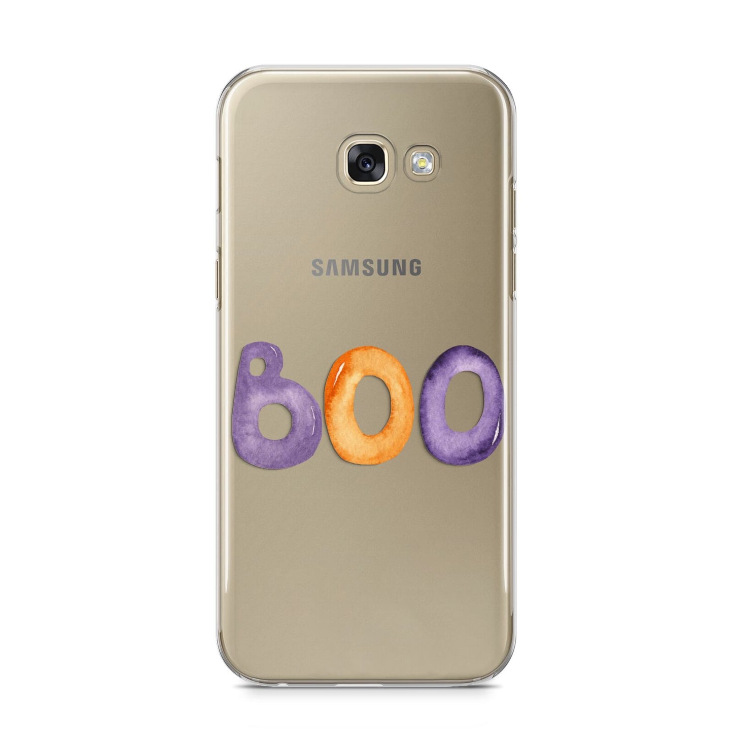 Boo Samsung Galaxy A5 2017 Case on gold phone