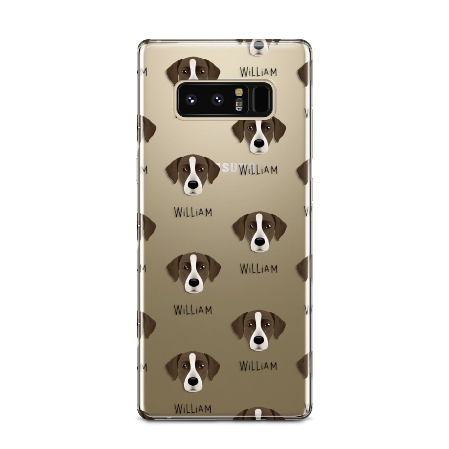 Borador Icon with Name Samsung Galaxy Note 8 Case