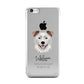 Border Collie Personalised Apple iPhone 5c Case