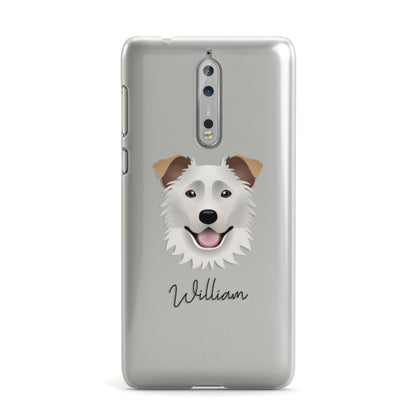 Border Collie Personalised Nokia Case