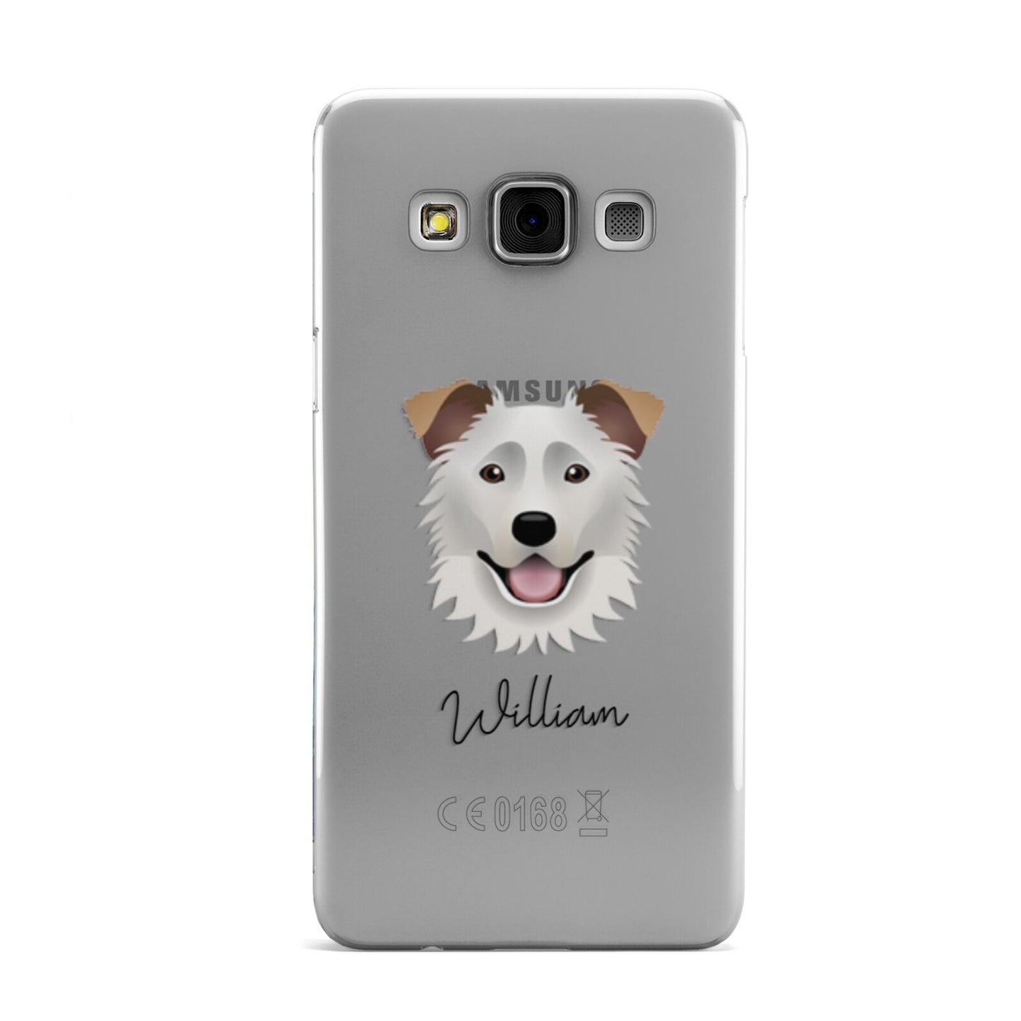 Border Collie Personalised Samsung Galaxy A3 Case