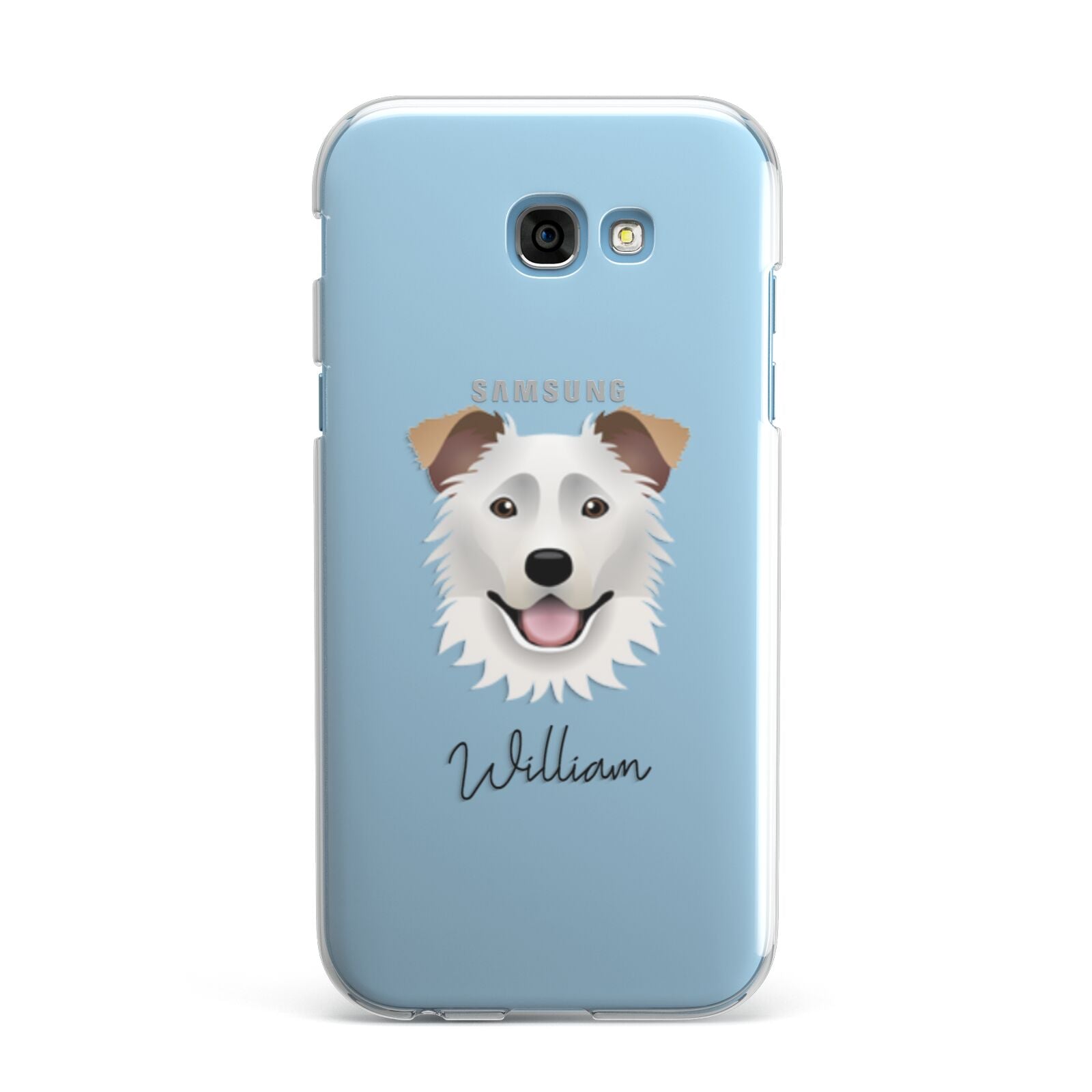 Border Collie Personalised Samsung Galaxy A7 2017 Case