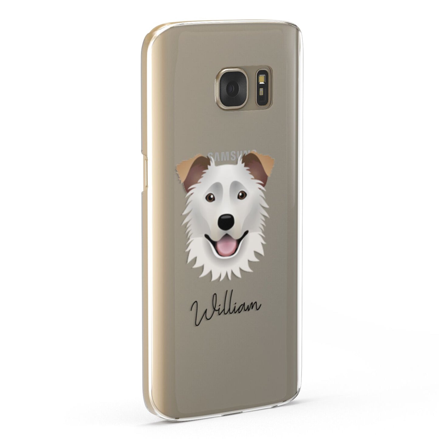 Border Collie Personalised Samsung Galaxy Case Fourty Five Degrees