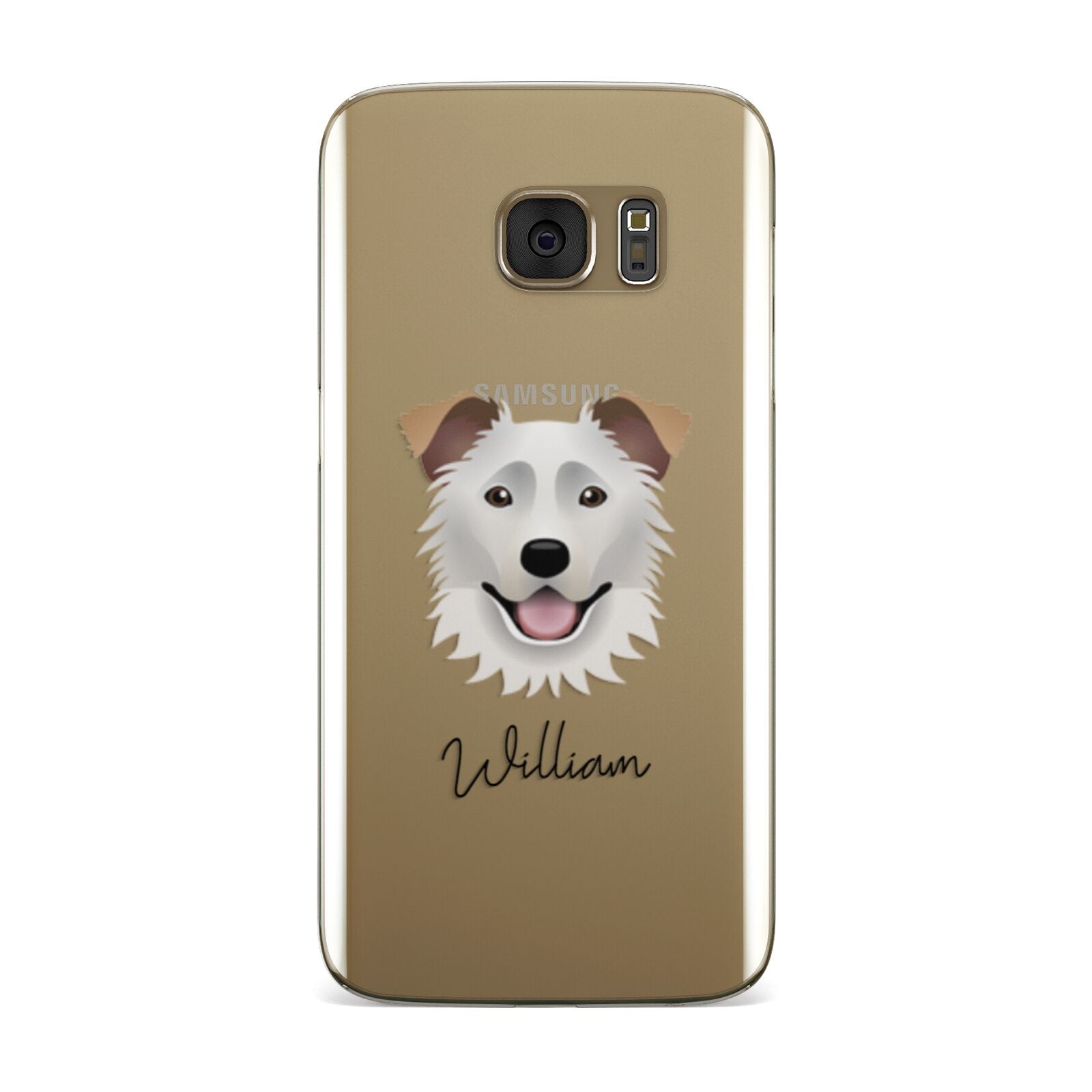 Border Collie Personalised Samsung Galaxy Case