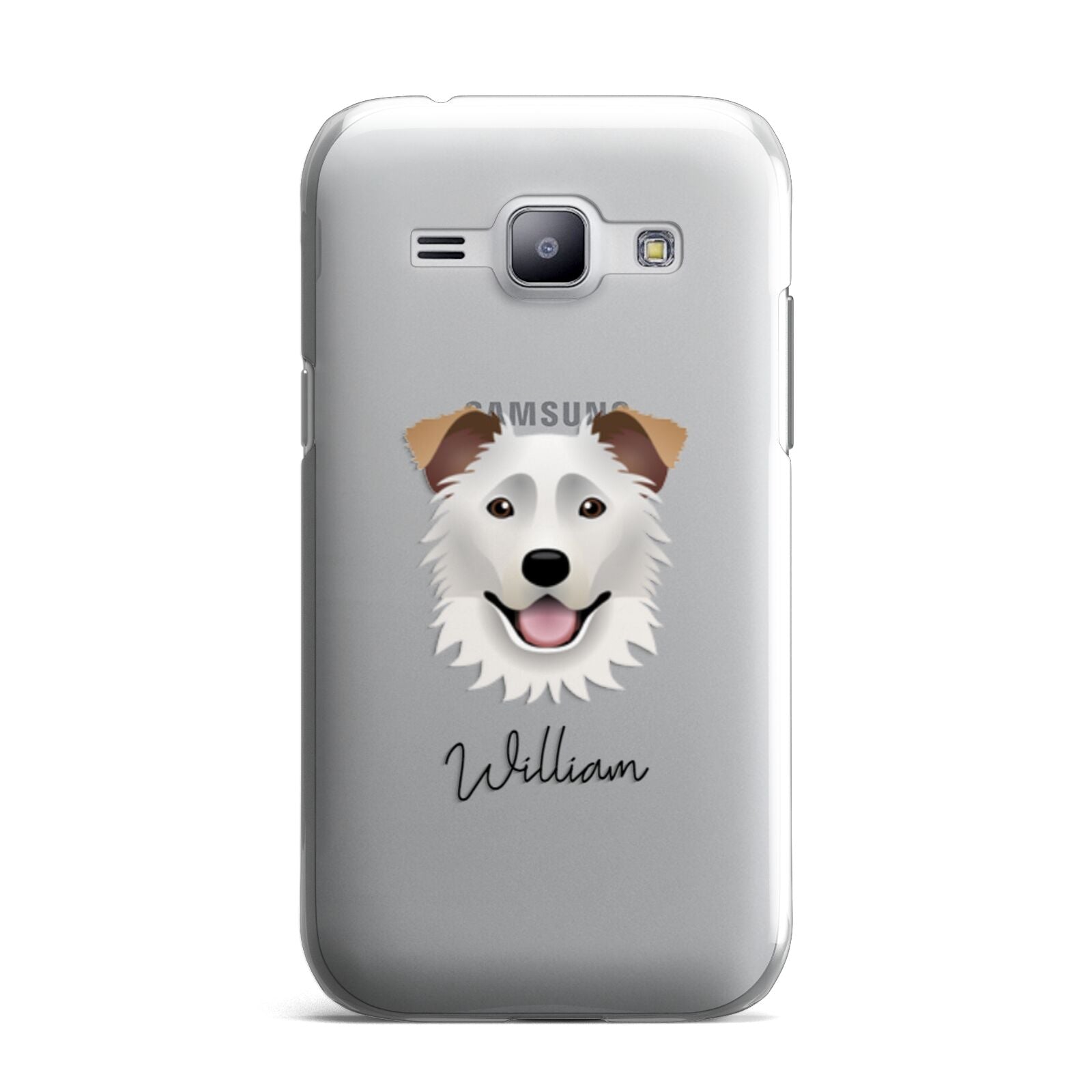 Border Collie Personalised Samsung Galaxy J1 2015 Case