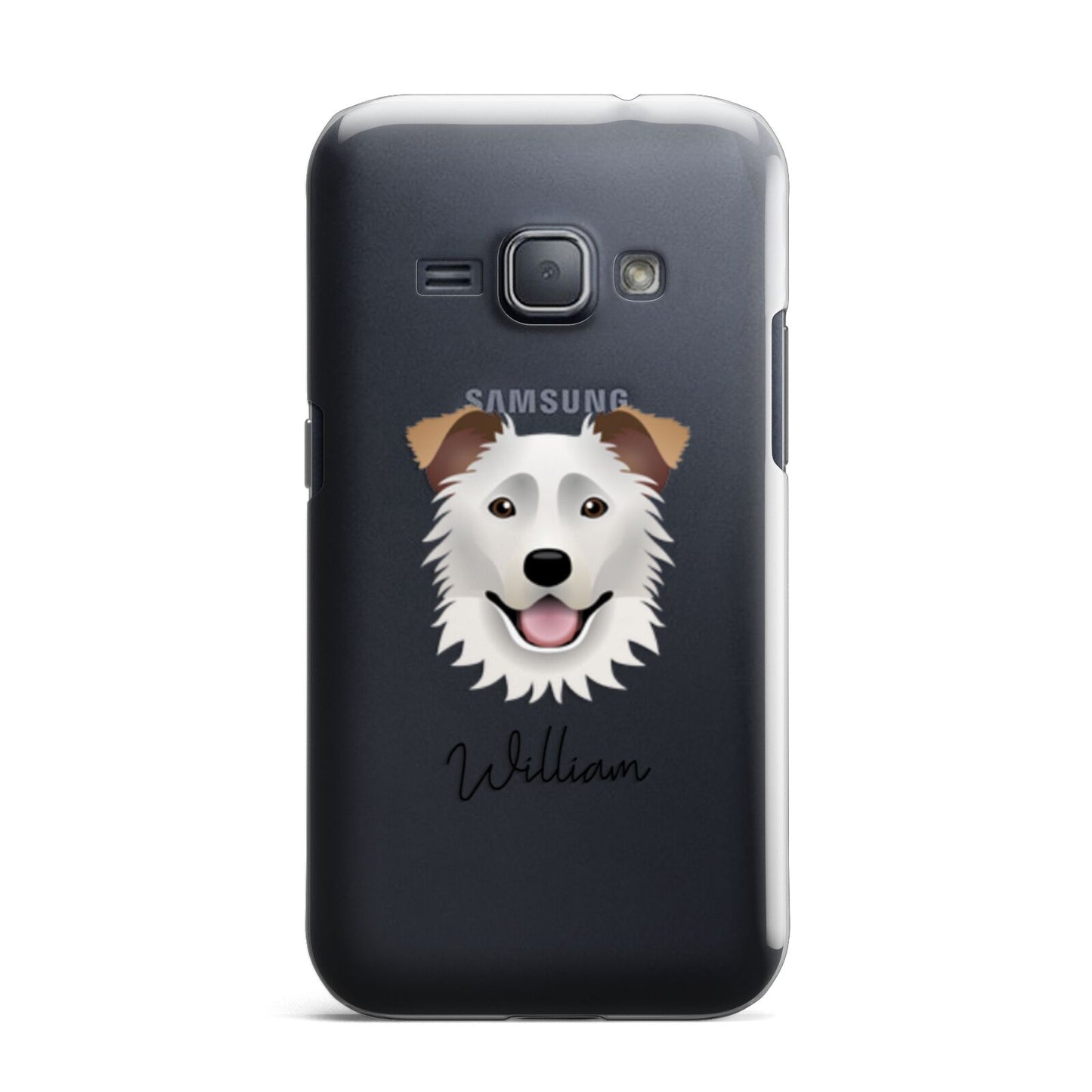 Border Collie Personalised Samsung Galaxy J1 2016 Case